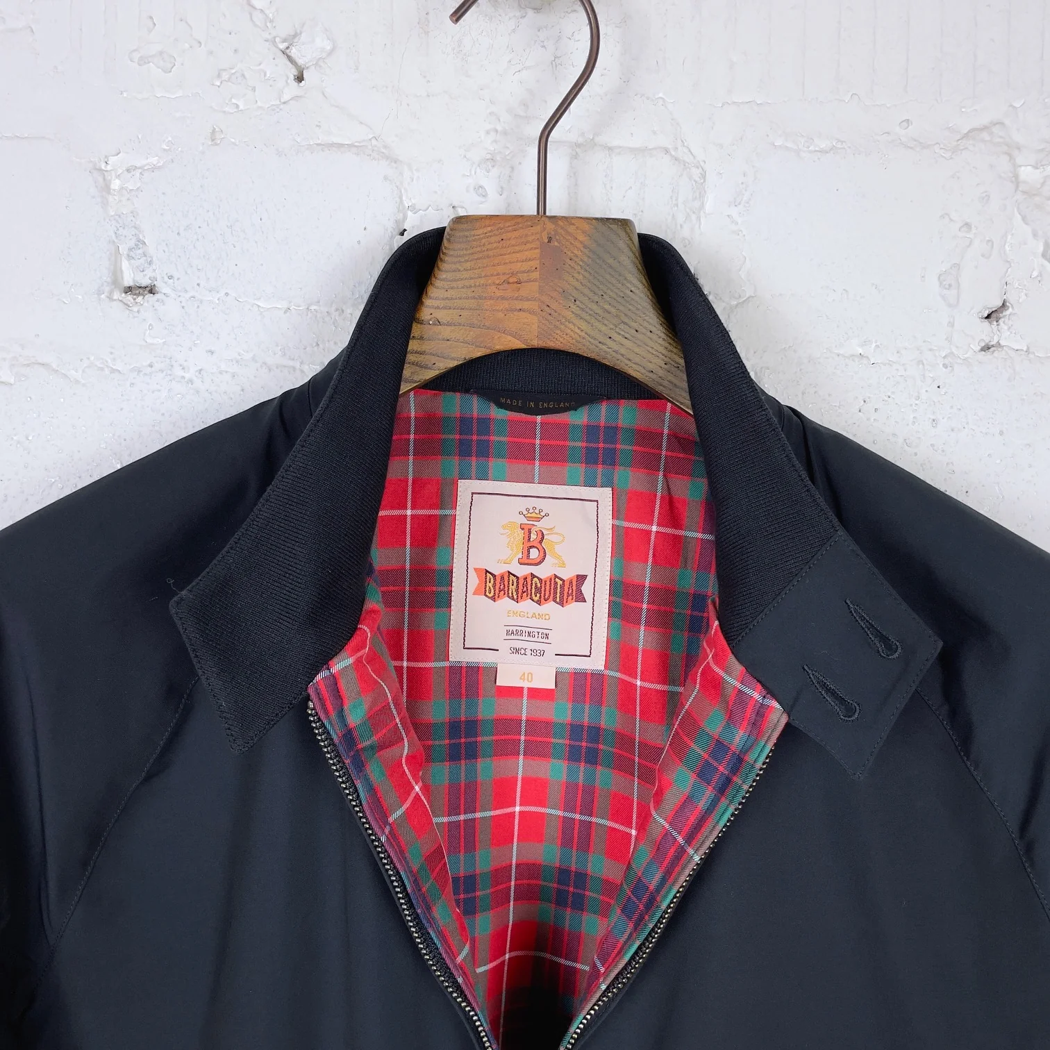baracuta | g9 classic harrington jacket dark navy - Image 4