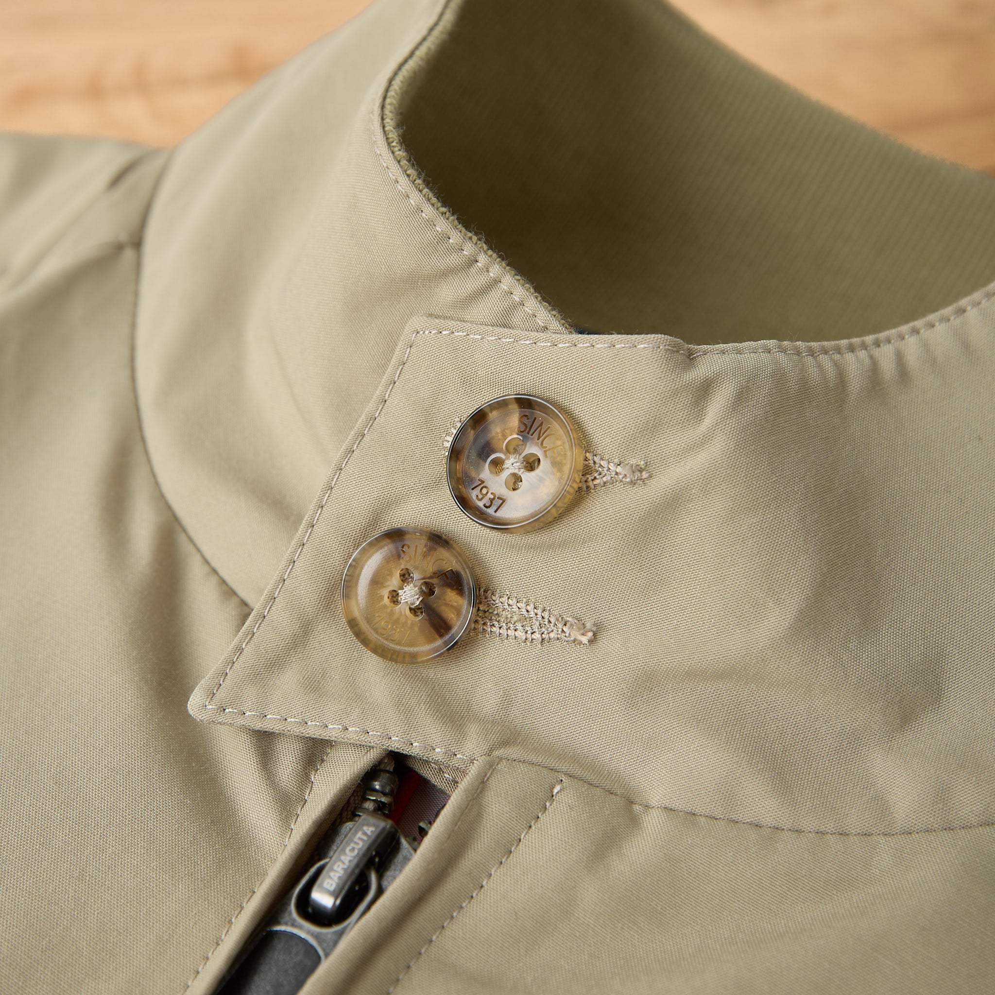 baracuta | g9 classic harrington jacket natural - Image 5