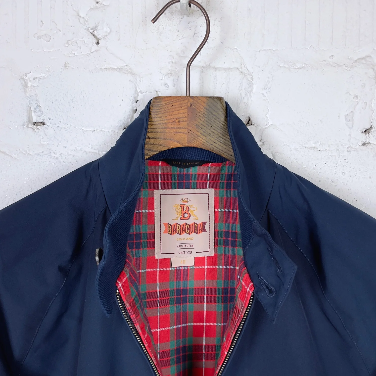 baracuta | g9 classic harrington jacket navy - Image 3