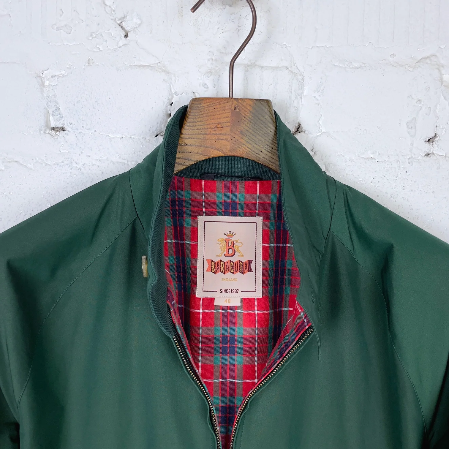 baracuta | g9 classic harrington jacket racing green - Image 4