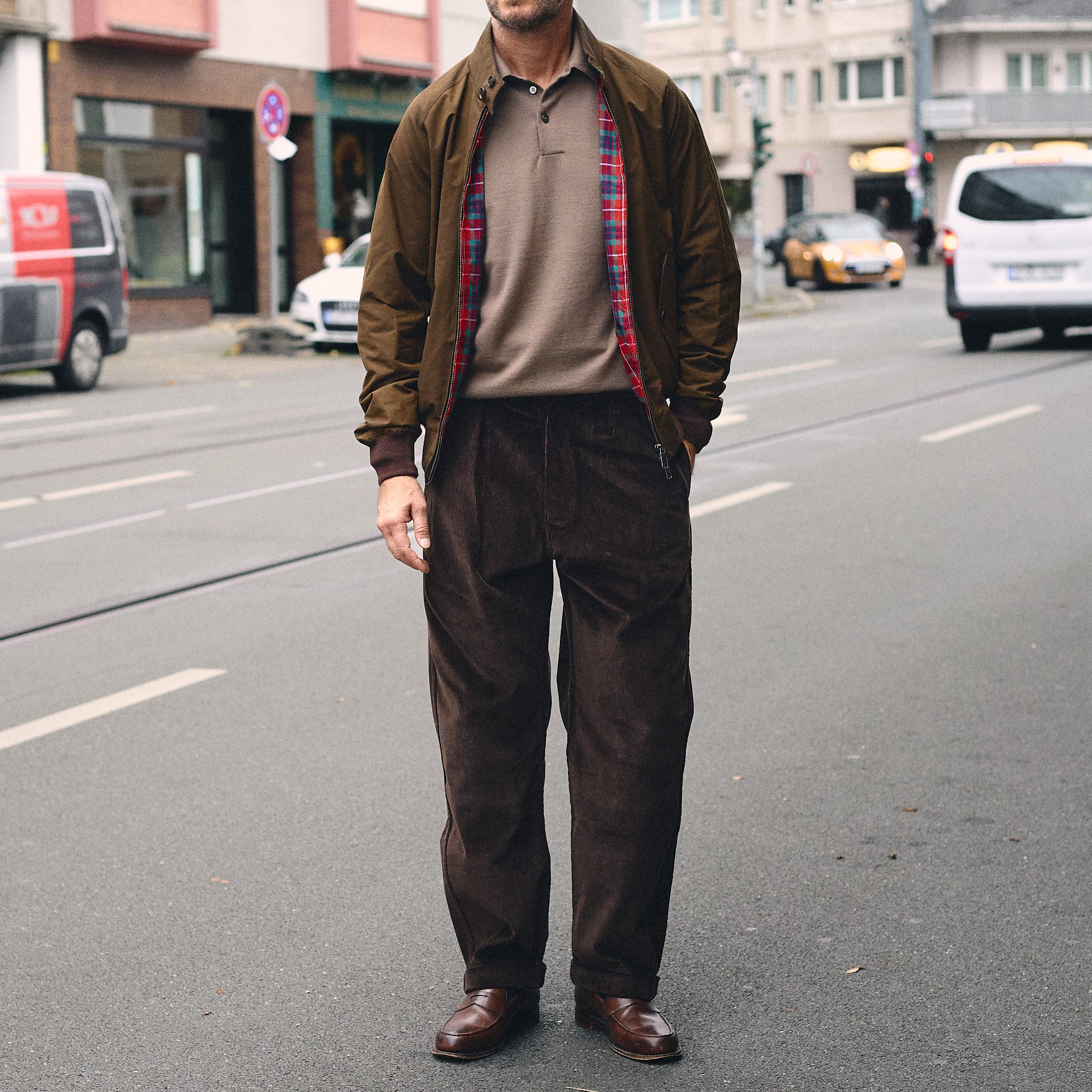 baracuta | g9 classic harrington jacket slate black - Image 2