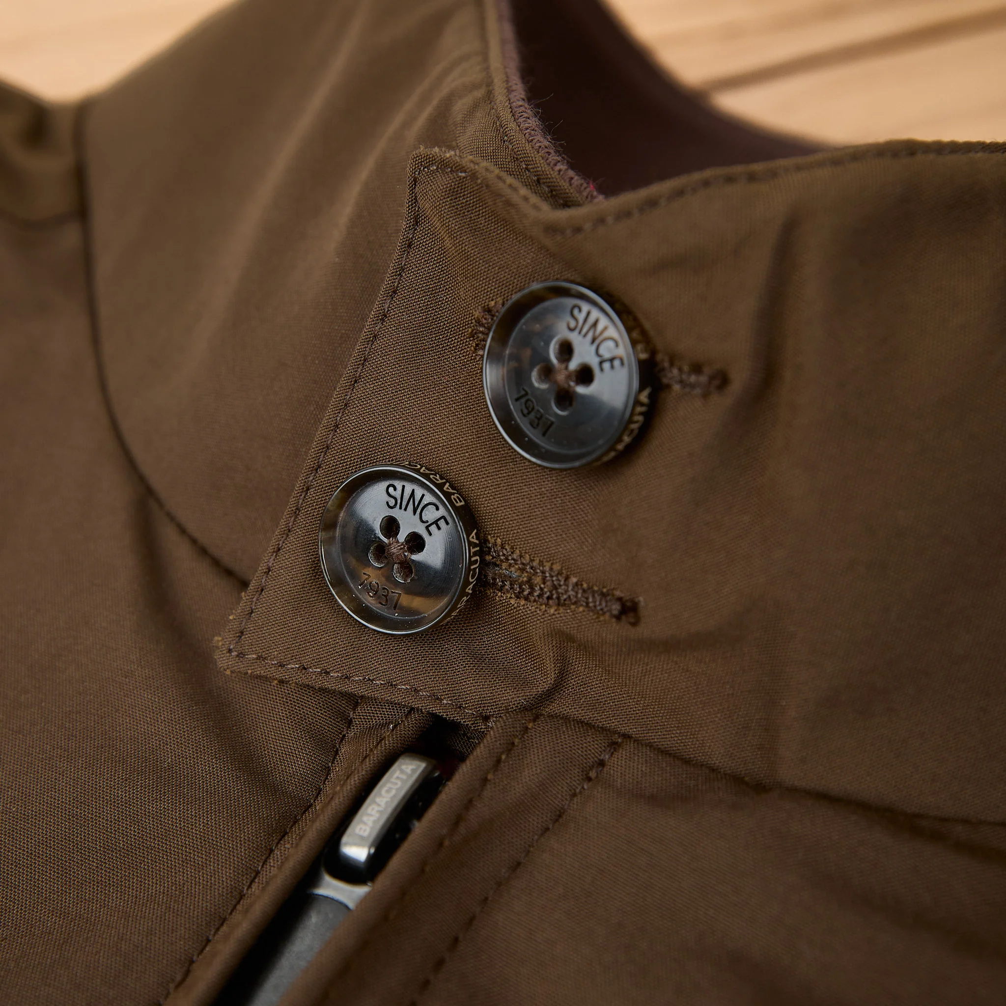 baracuta | g9 classic harrington jacket slate black - Image 5
