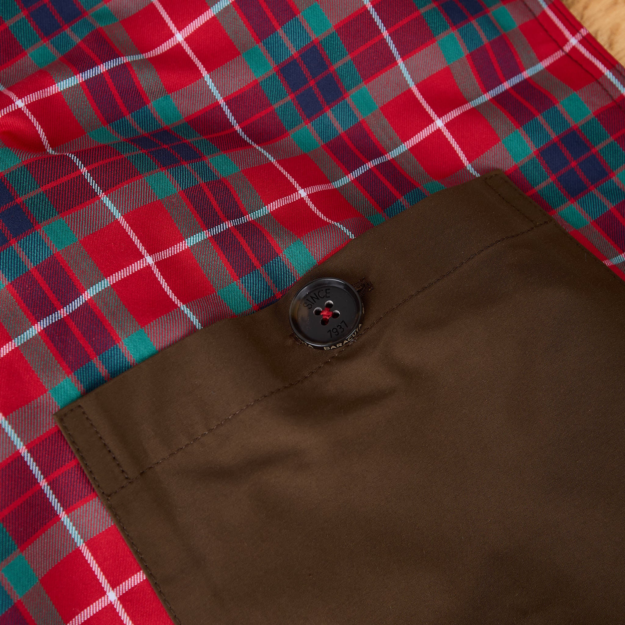 baracuta | g9 classic harrington jacket slate black - Image 8