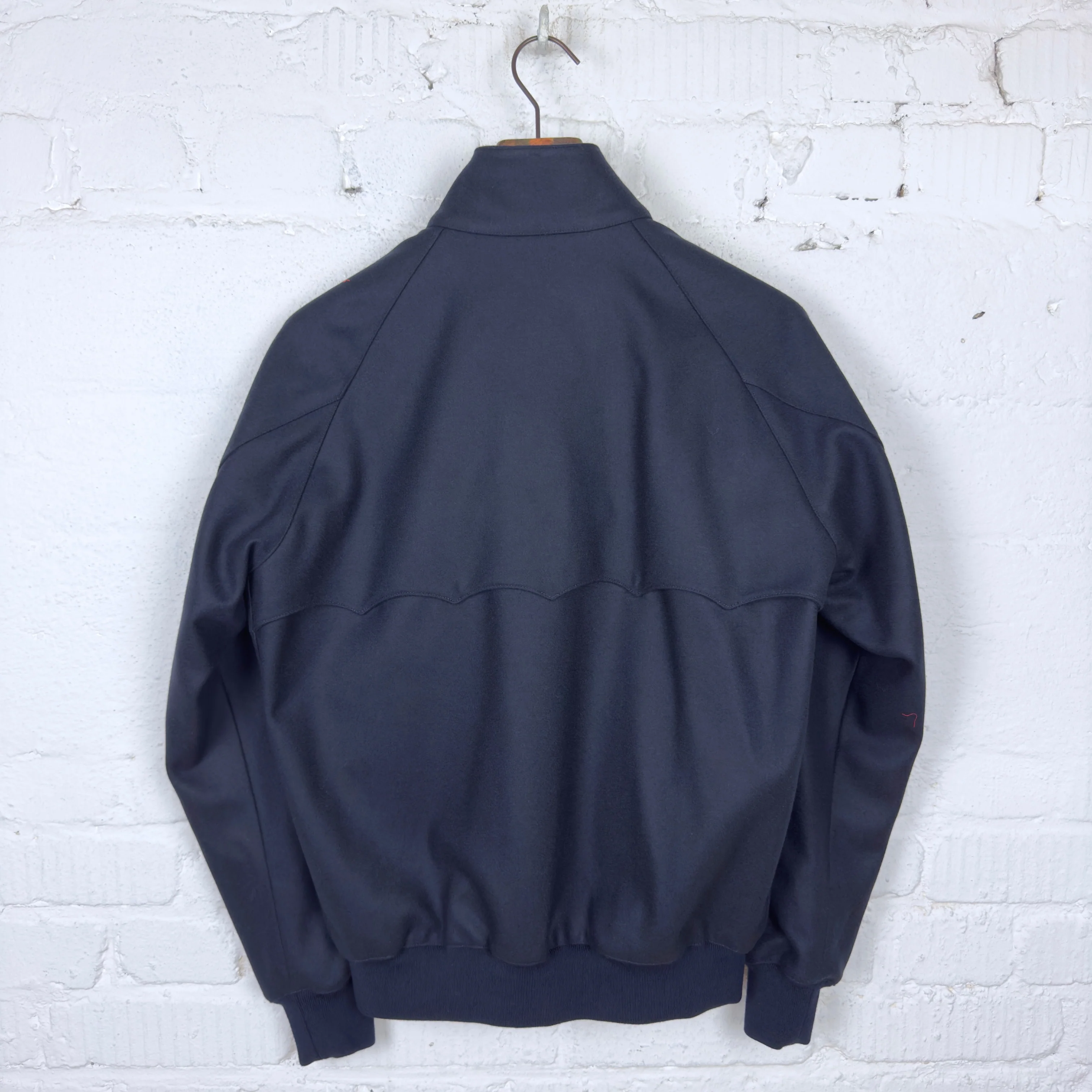 baracuta | g9 melton jacket unpadded deep blue - Image 6