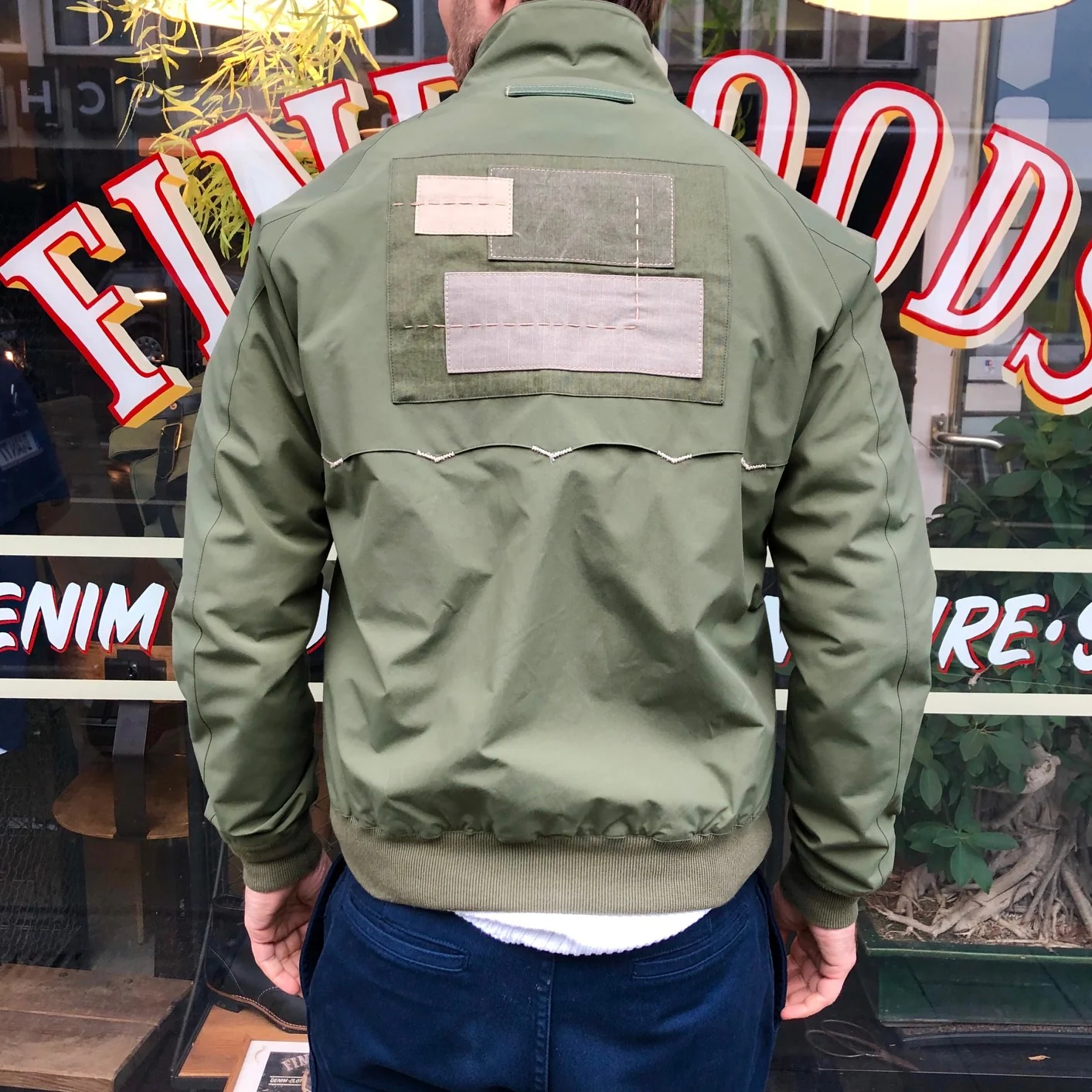 baracuta x atelier & repairs | g9 colour-block harrington - Image 3