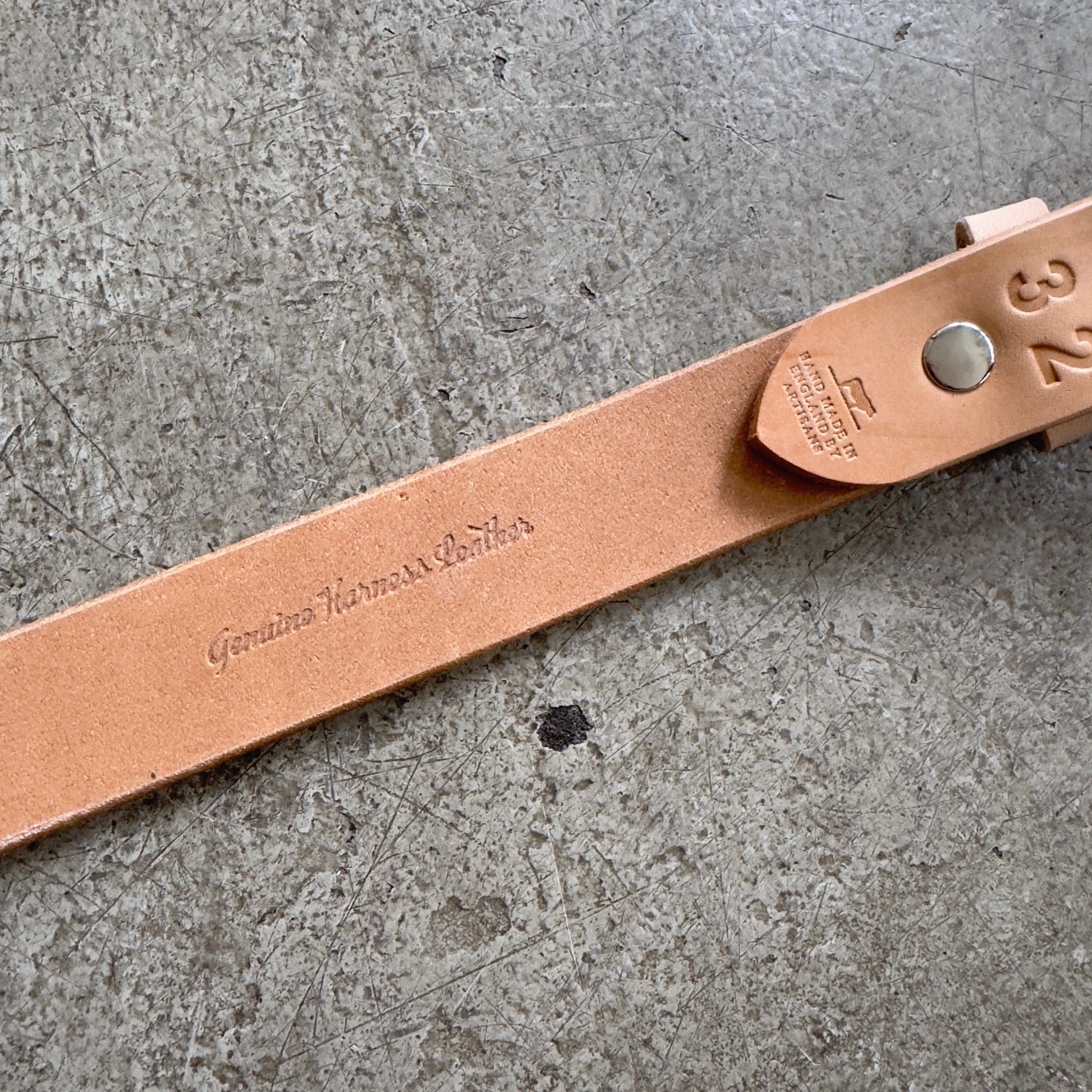 barnes & moore | slim roller belt natural - Image 3