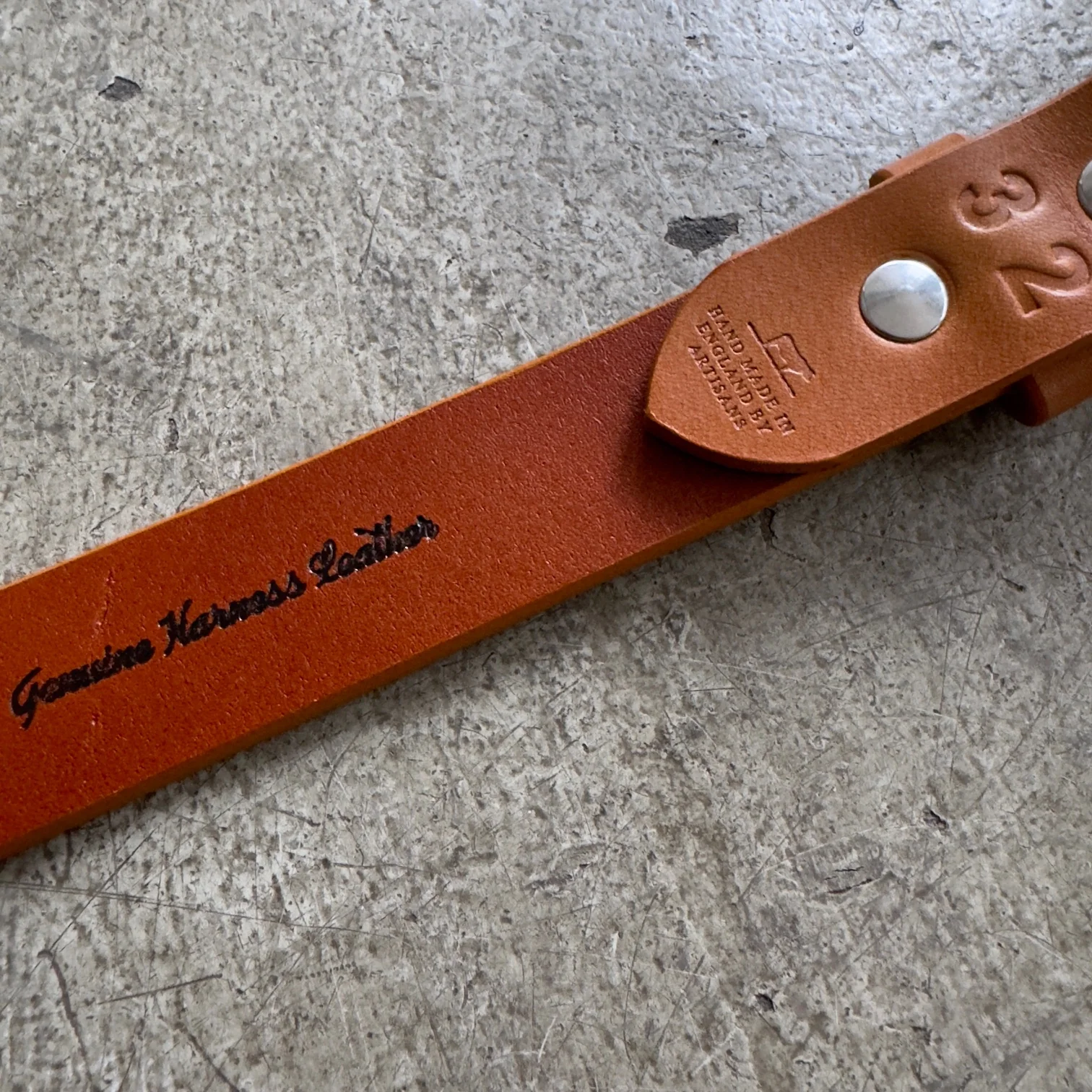 barnes & moore | slim roller belt tan - Image 3