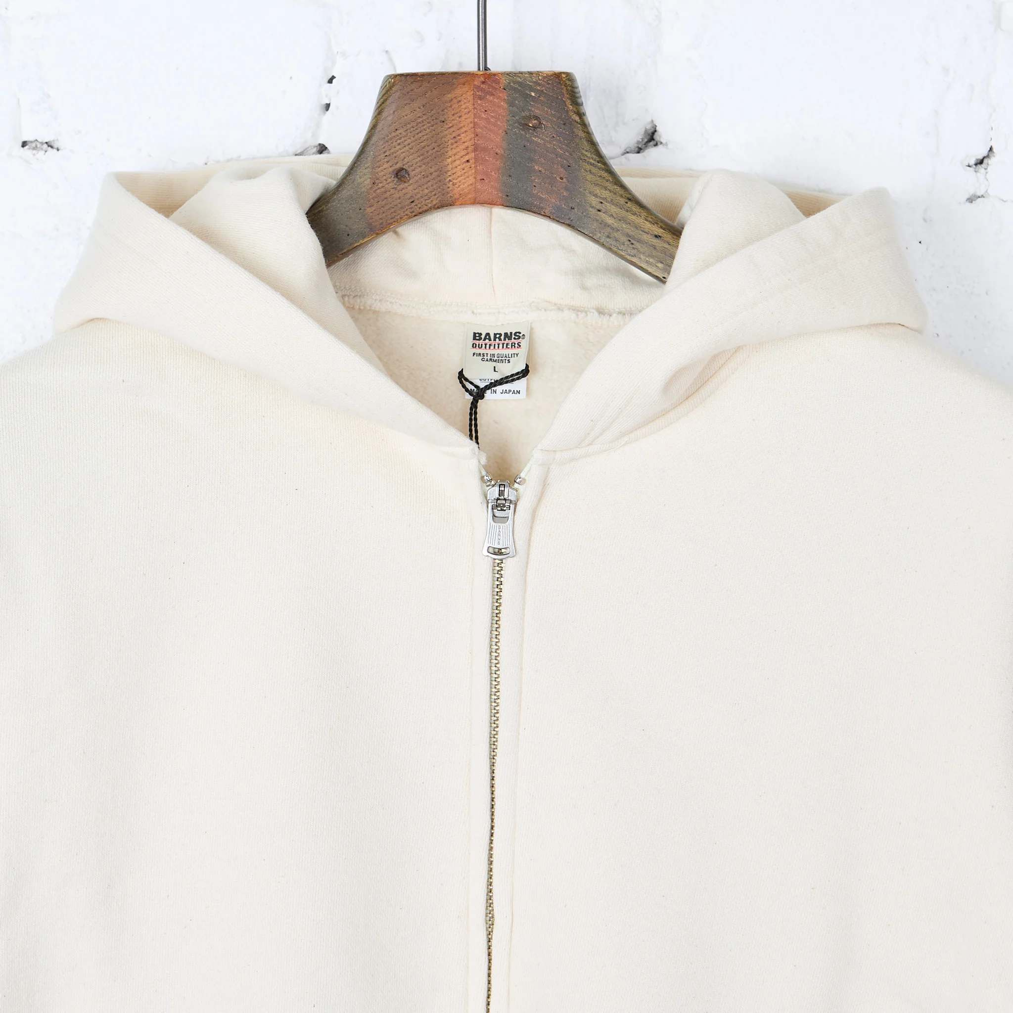 barns outfitters | br3010 “standard” zip hoodie - natural - Image 4