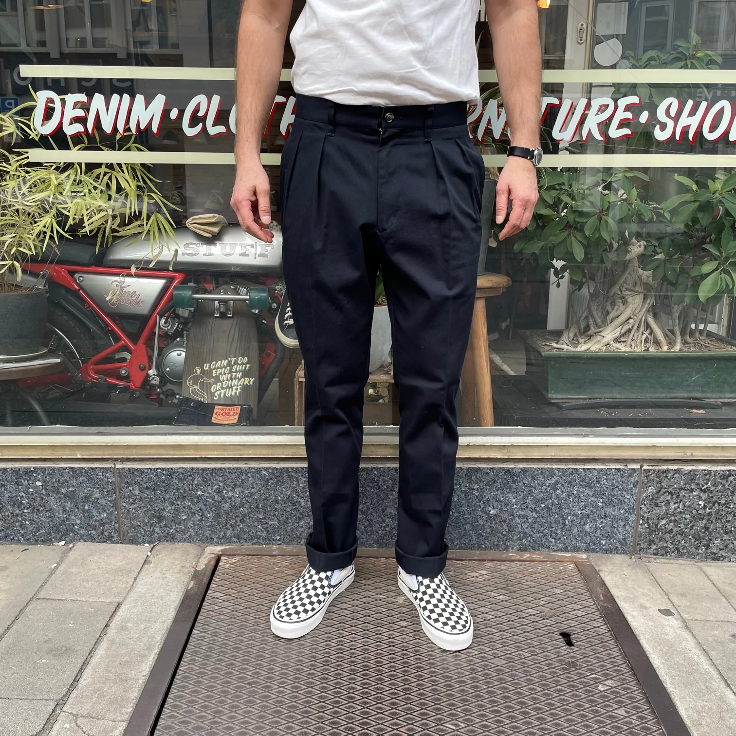 barnstormer | 1002p 2p dress chinos navy - Image 3
