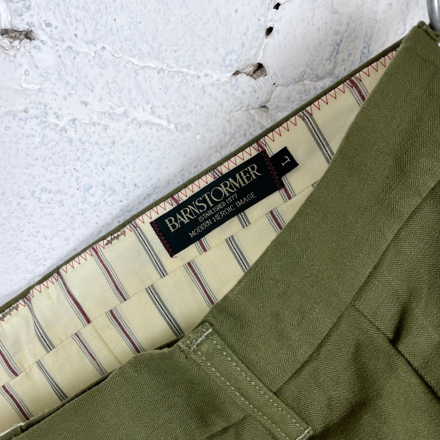 barnstormer | 1950p macarthur2 herringbone olive - Image 6