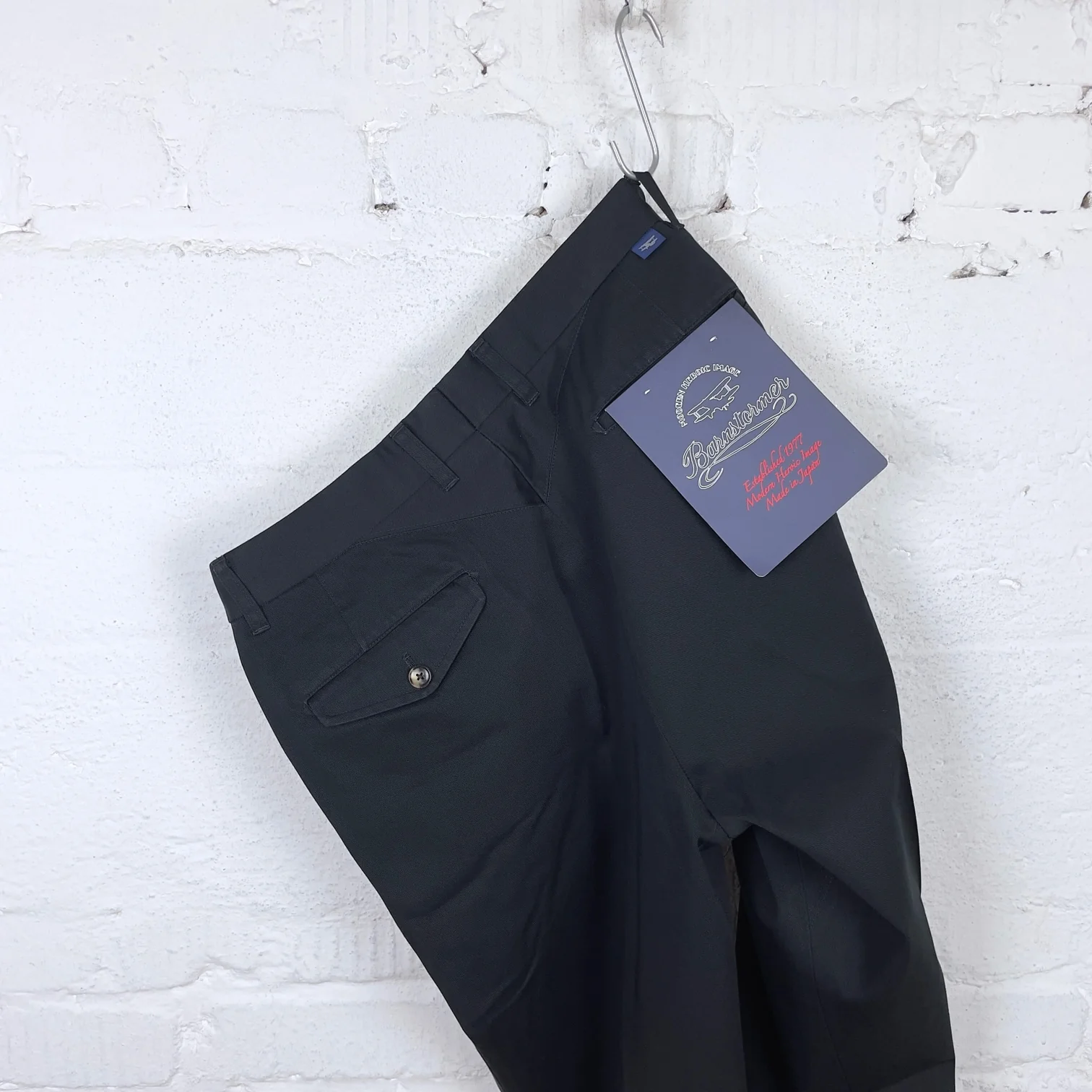 barnstormer | 1951xx plain front chinos - black - Image 5