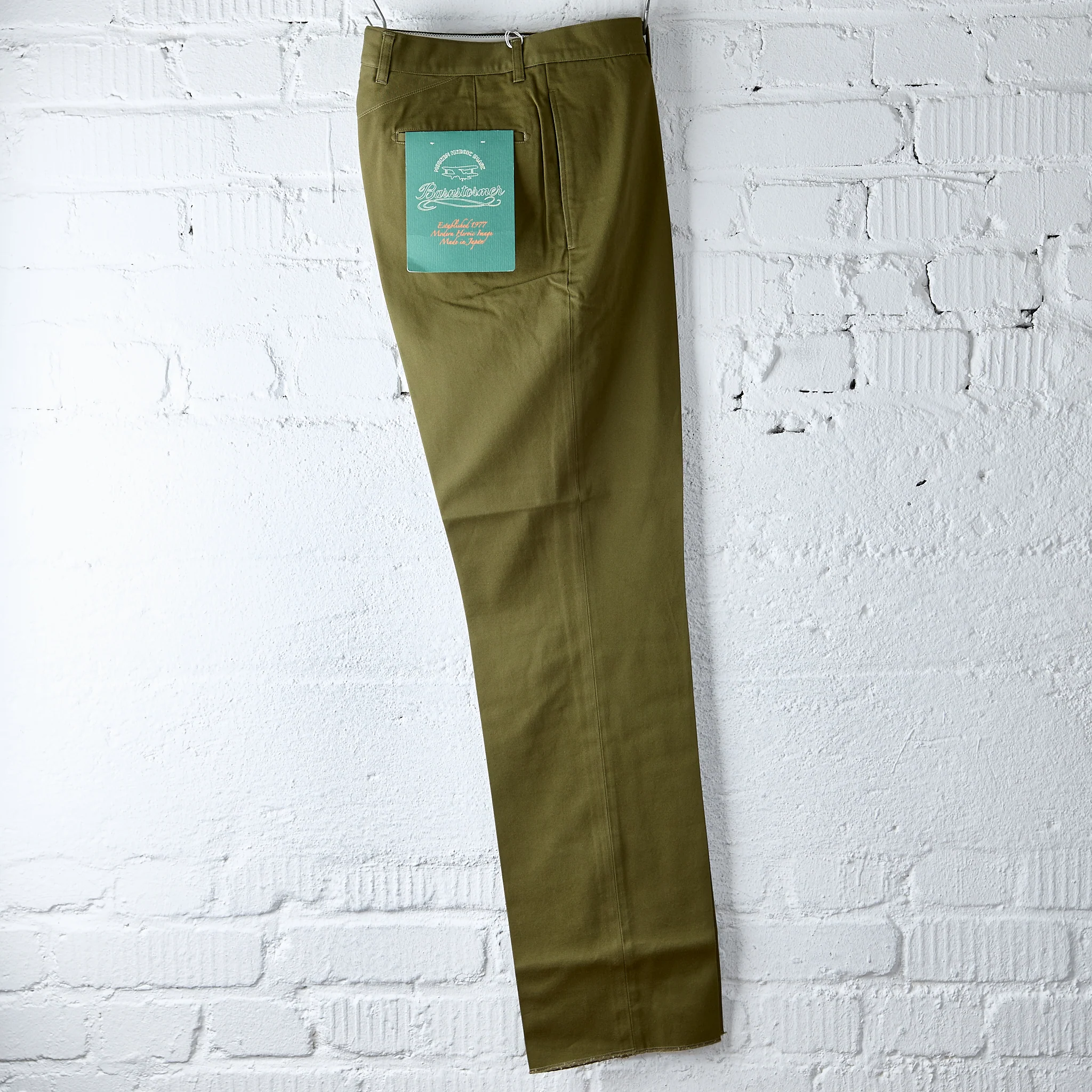 barnstormer | 1952uc flat front chinos - olive