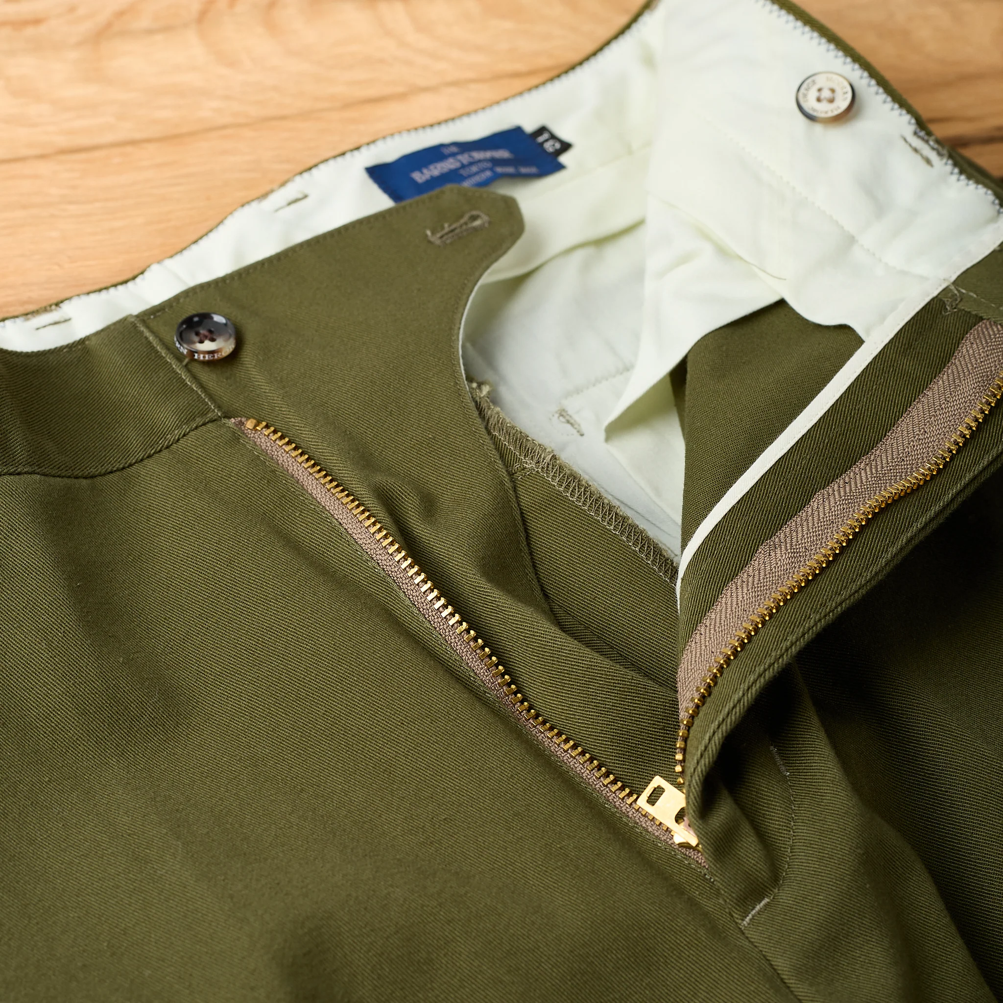 barnstormer | 1952uc flat front chinos - olive - Image 3