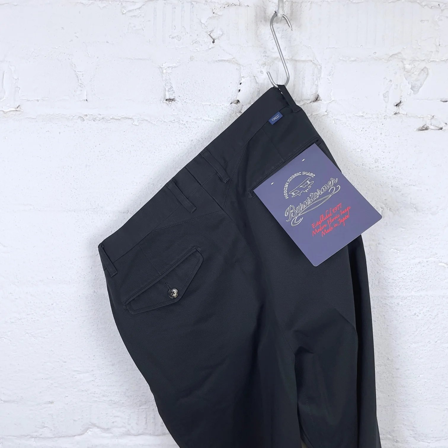 barnstormer | 1954p two pleated chinos - black - Image 5