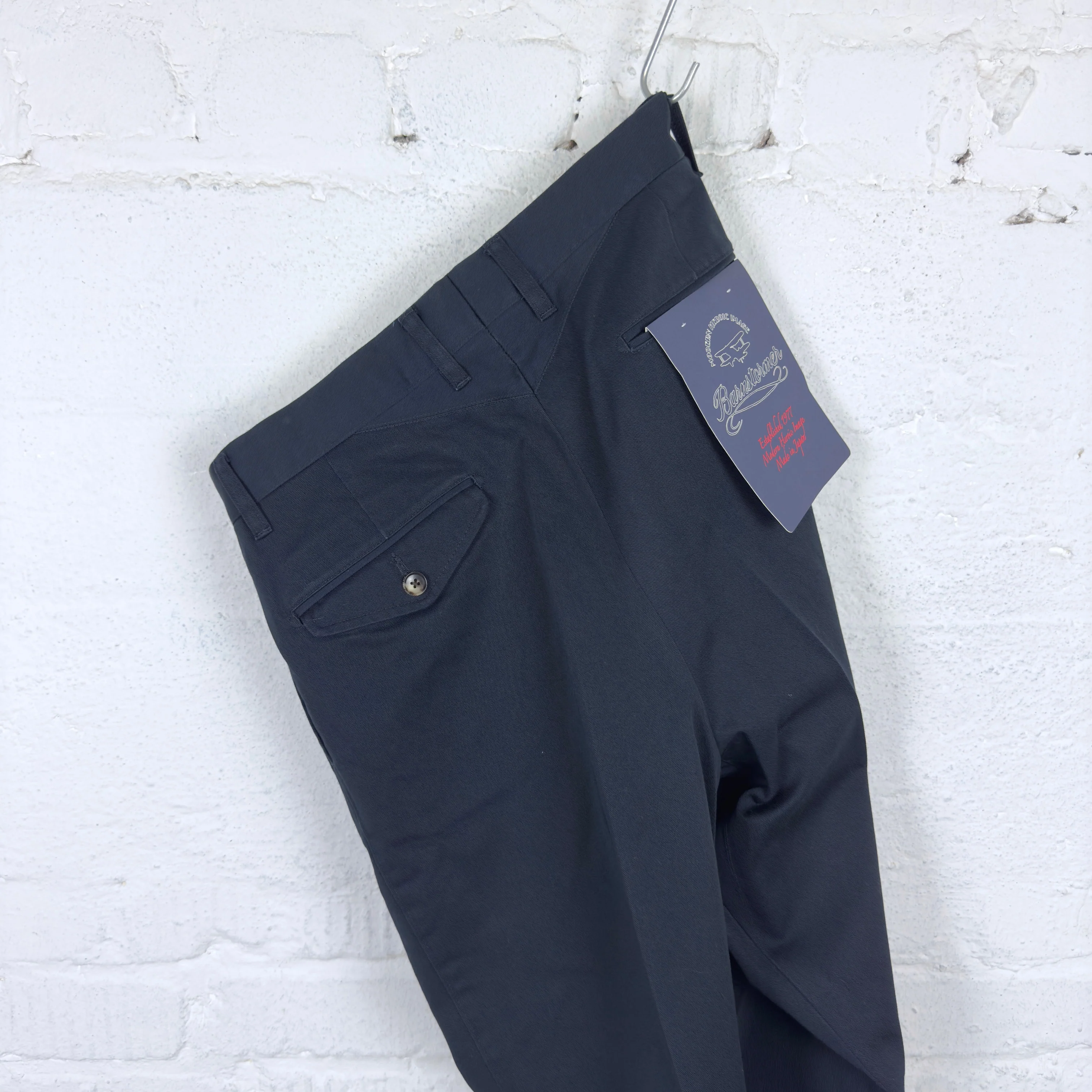 barnstormer | 1955uc two pleated chinos - navy - Image 6