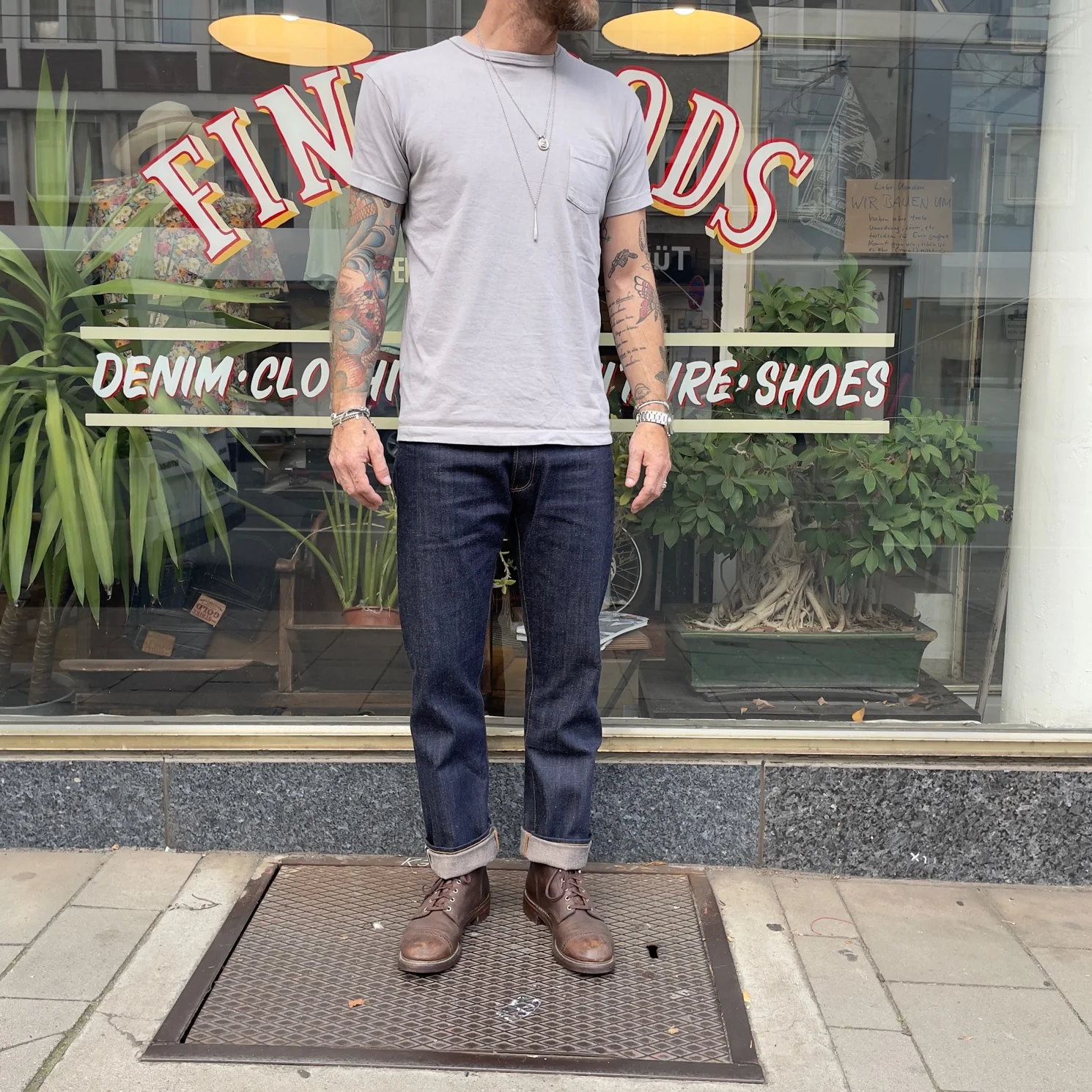 benzak denim developers | b-02 straight 10ya 15oz brown cotton golden selvedge - Image 10