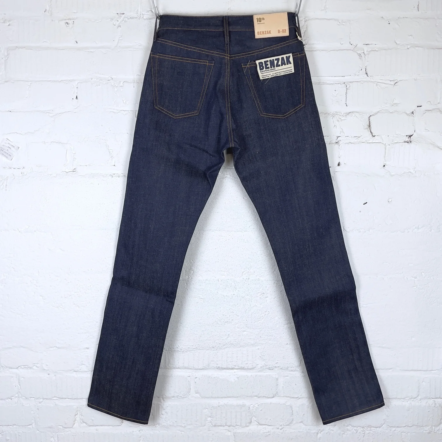 benzak denim developers | b-02 straight 10ya 15oz brown cotton golden selvedge - Image 3