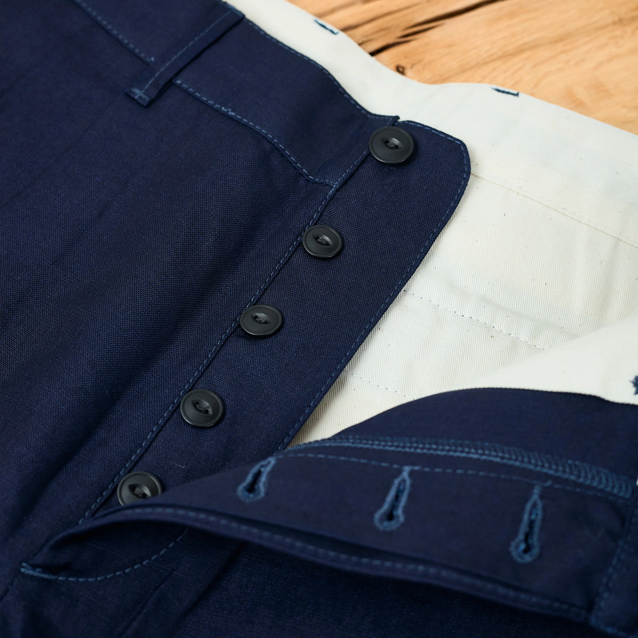 blue blanket | p36 it88 pleated trousers - indigo - Image 4