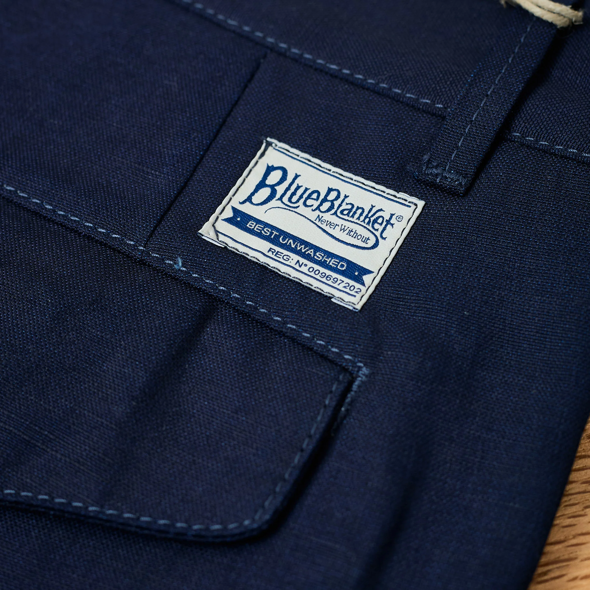 blue blanket | p36 it88 pleated trousers - indigo - Image 6