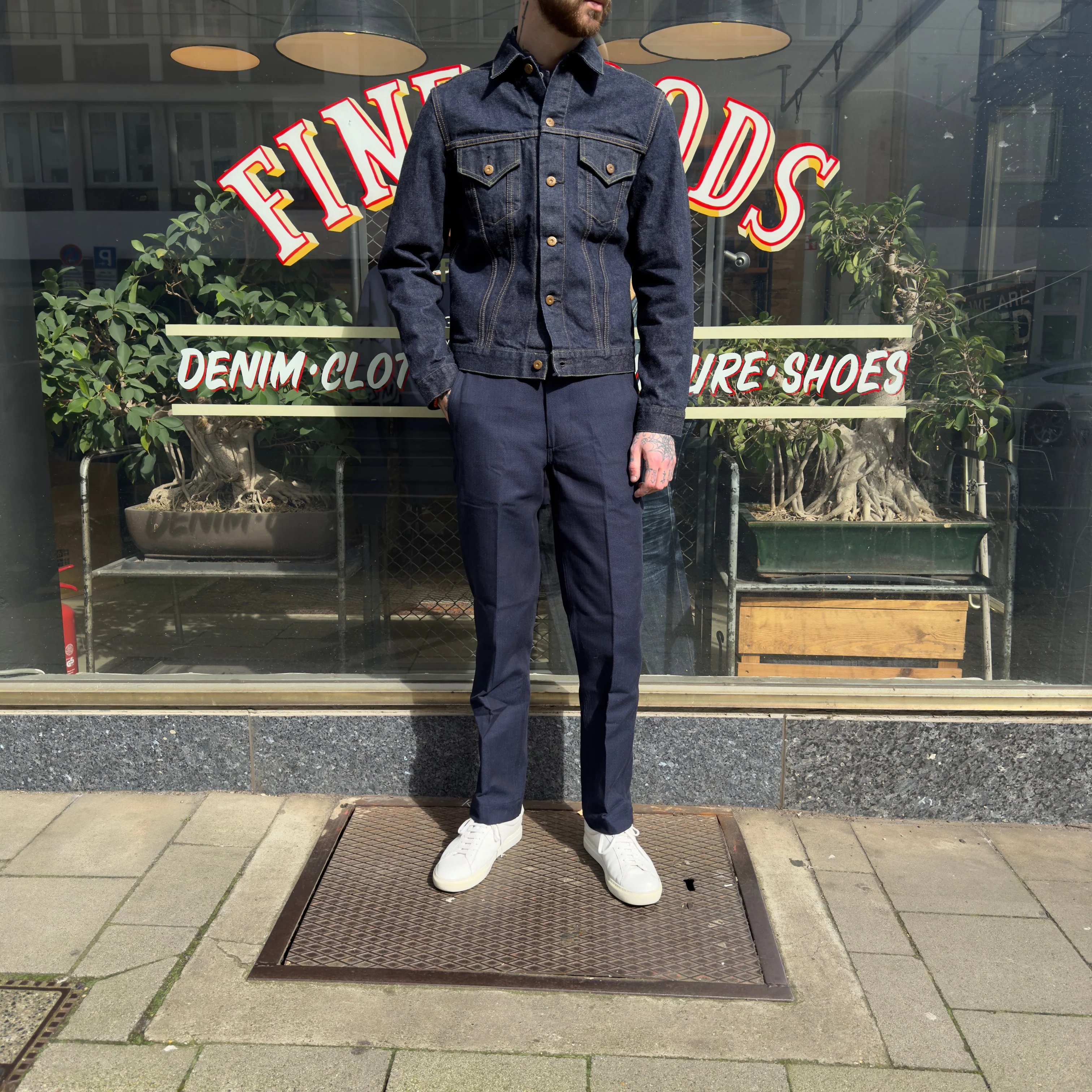 boncoura | 41 indigo x indigo chino pants - Image 2