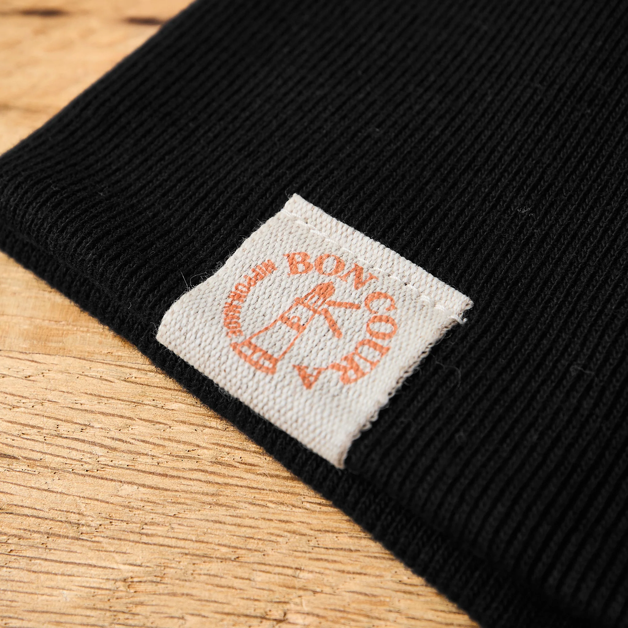 boncoura | half zip sweatshirt - black - Image 6