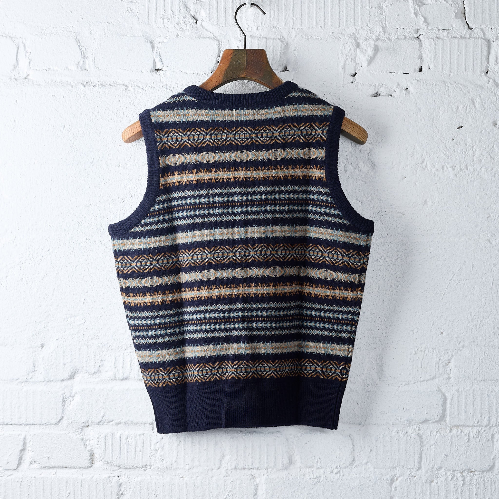 boogie holiday | 10 fair isle vest - navy - Image 3