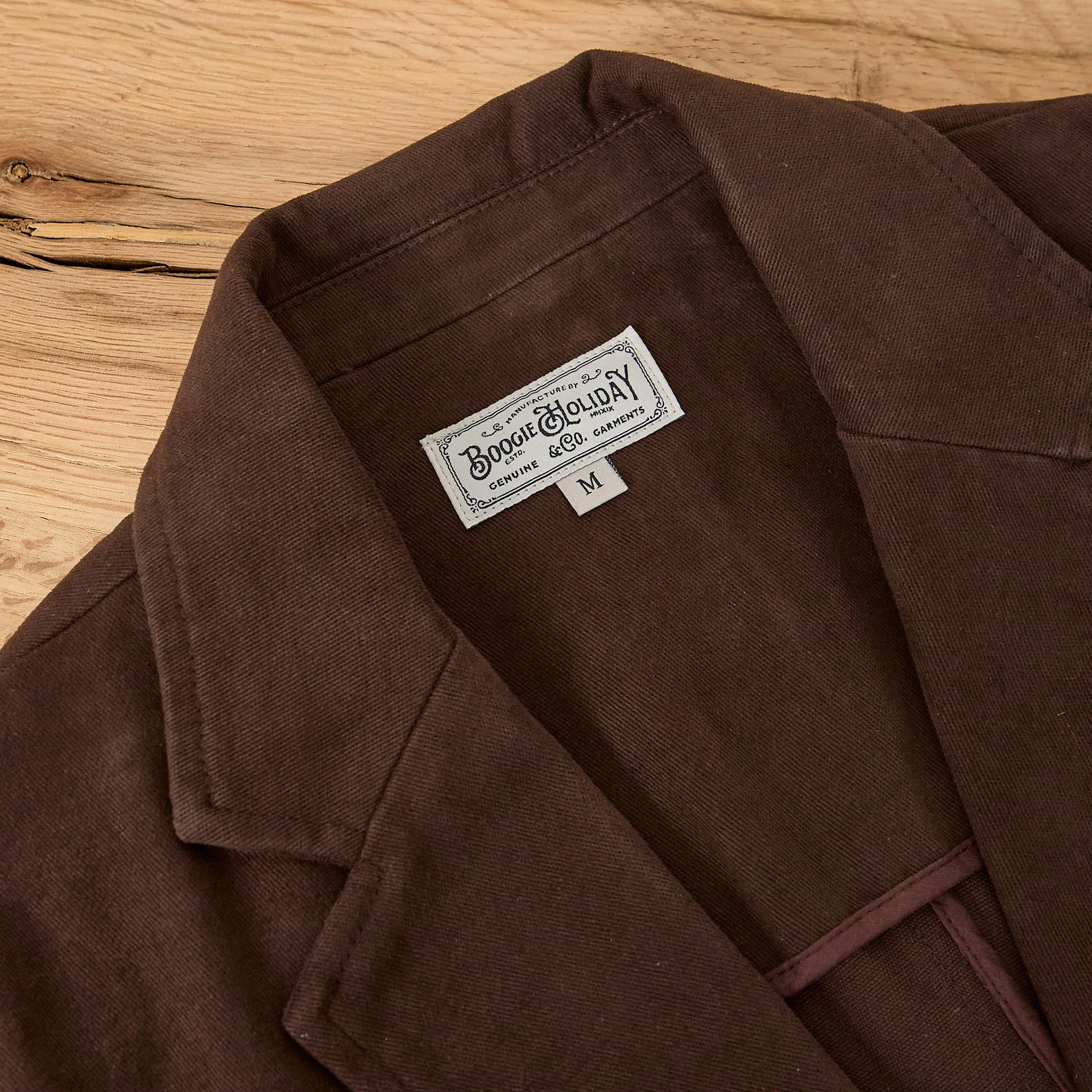 boogie holiday | 12 moleskin blazer - brown - Image 3