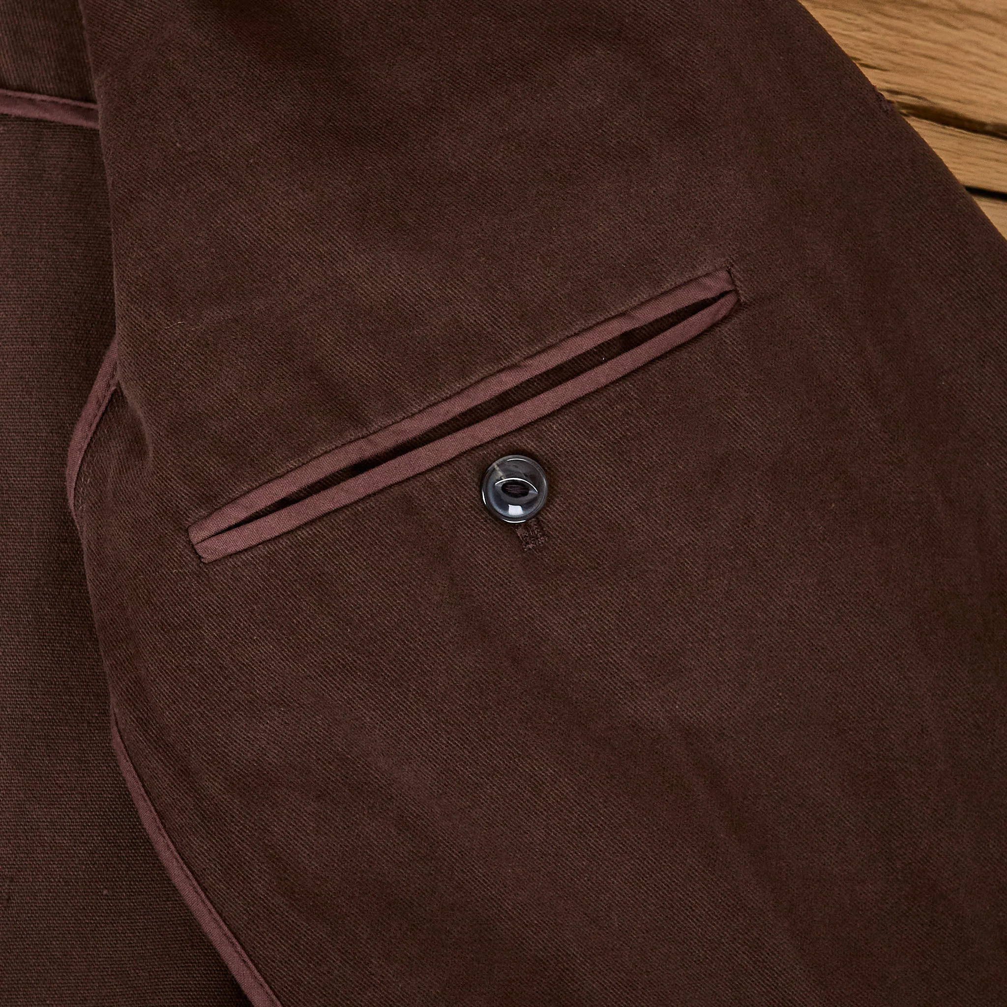 boogie holiday | 12 moleskin blazer - brown - Image 5