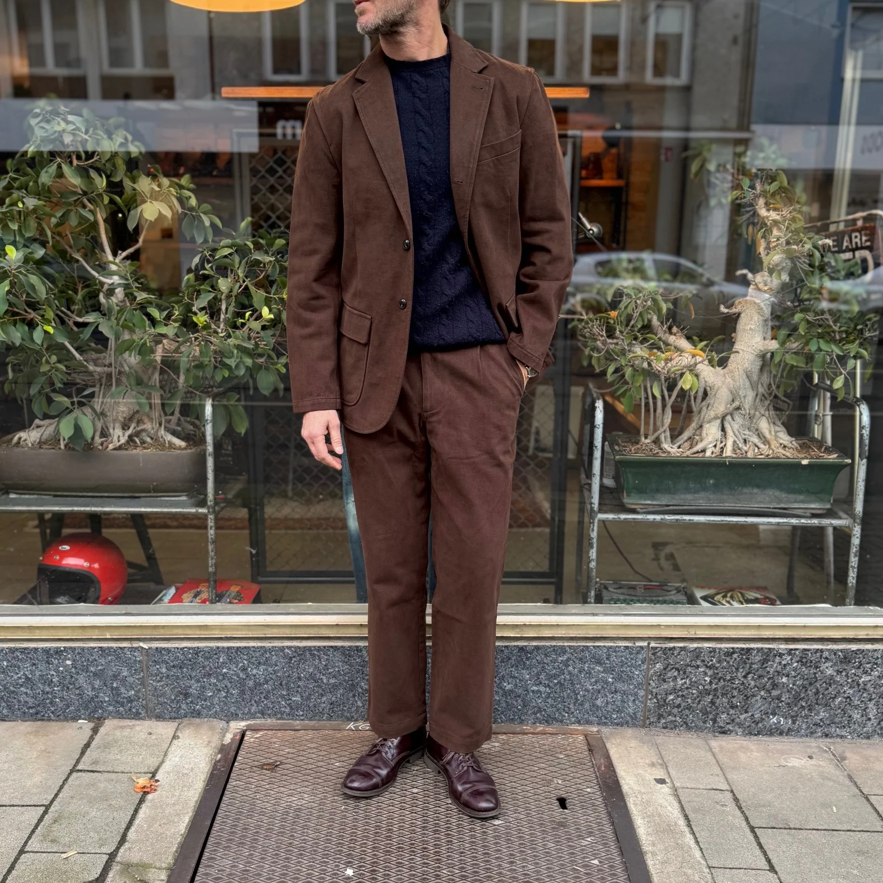 boogie holiday | 12 moleskin pants - brown - Image 3