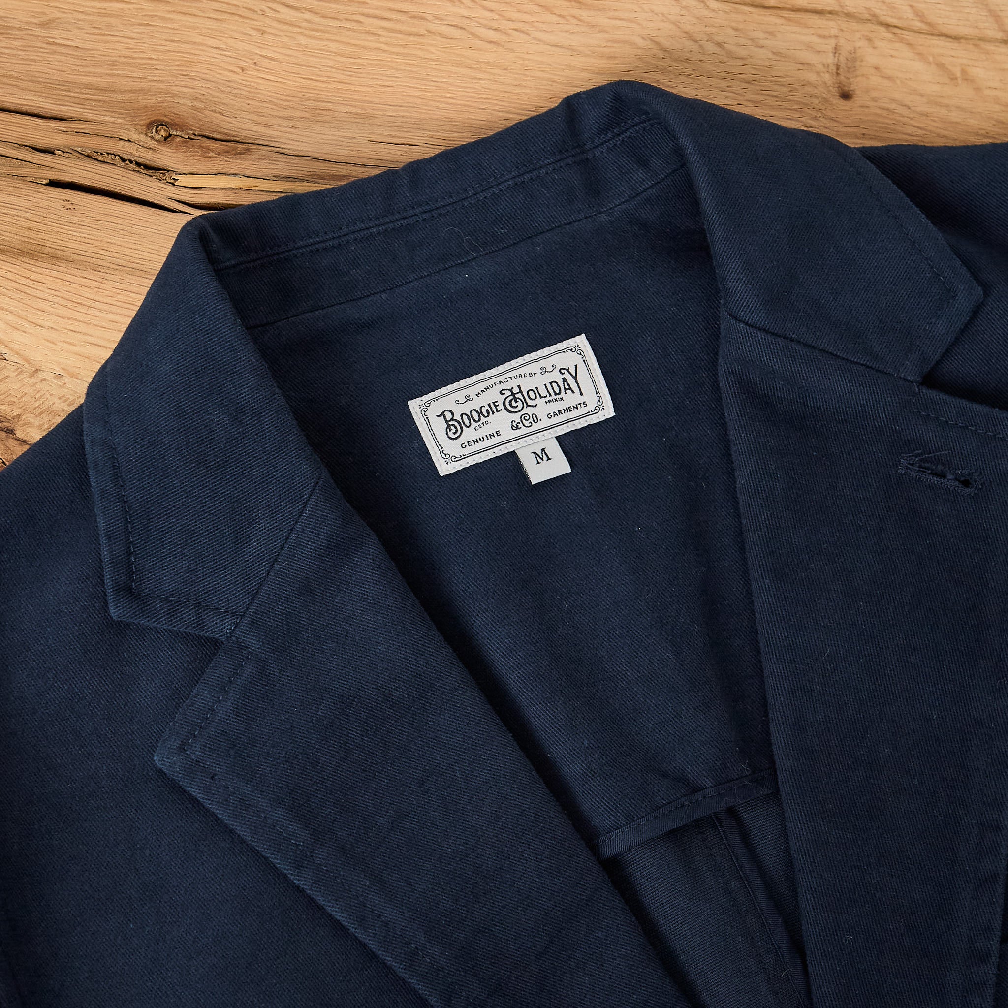 boogie holiday | 12 moleskin blazer - navy - Image 3