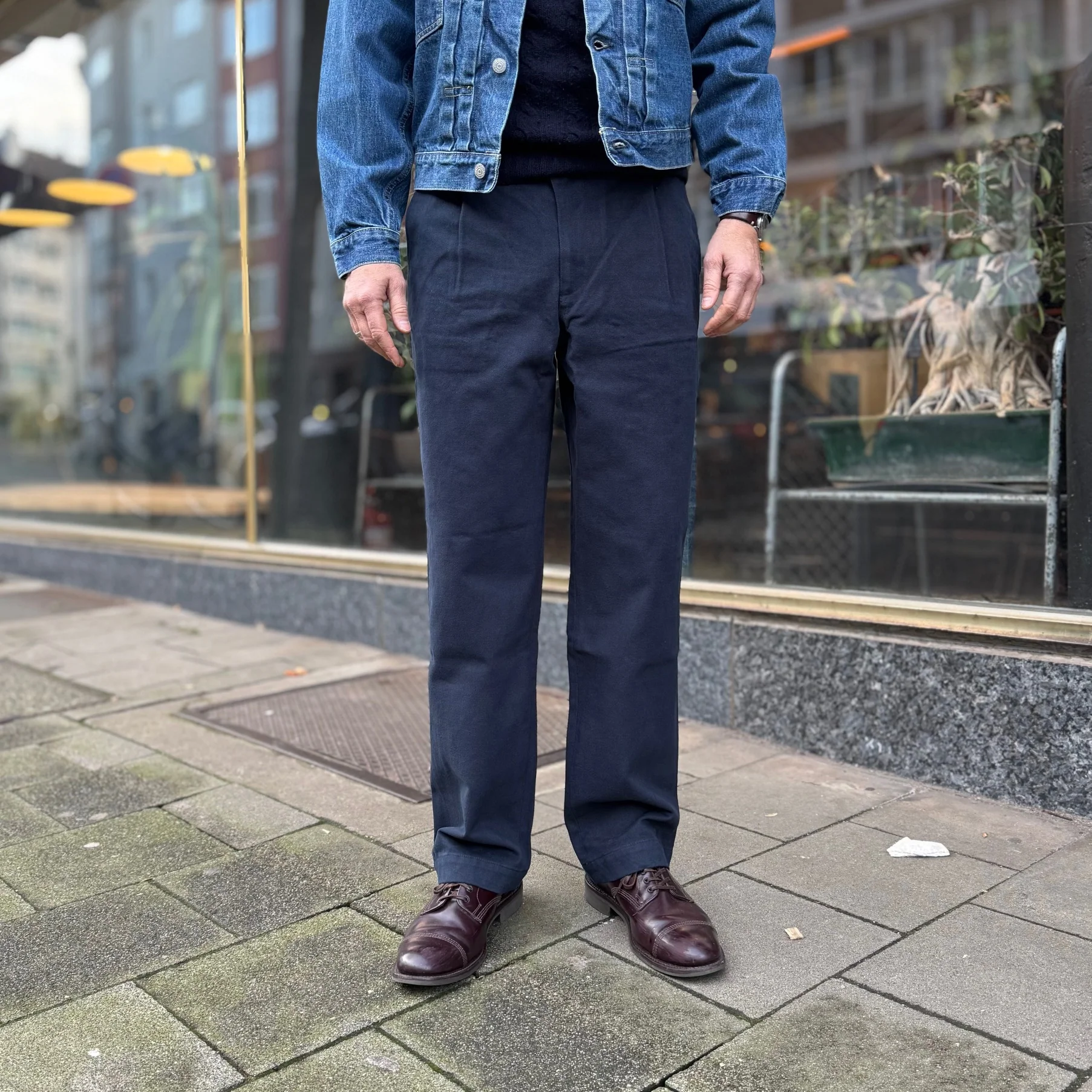 boogie holiday | 12 moleskin pants - navy - Image 3