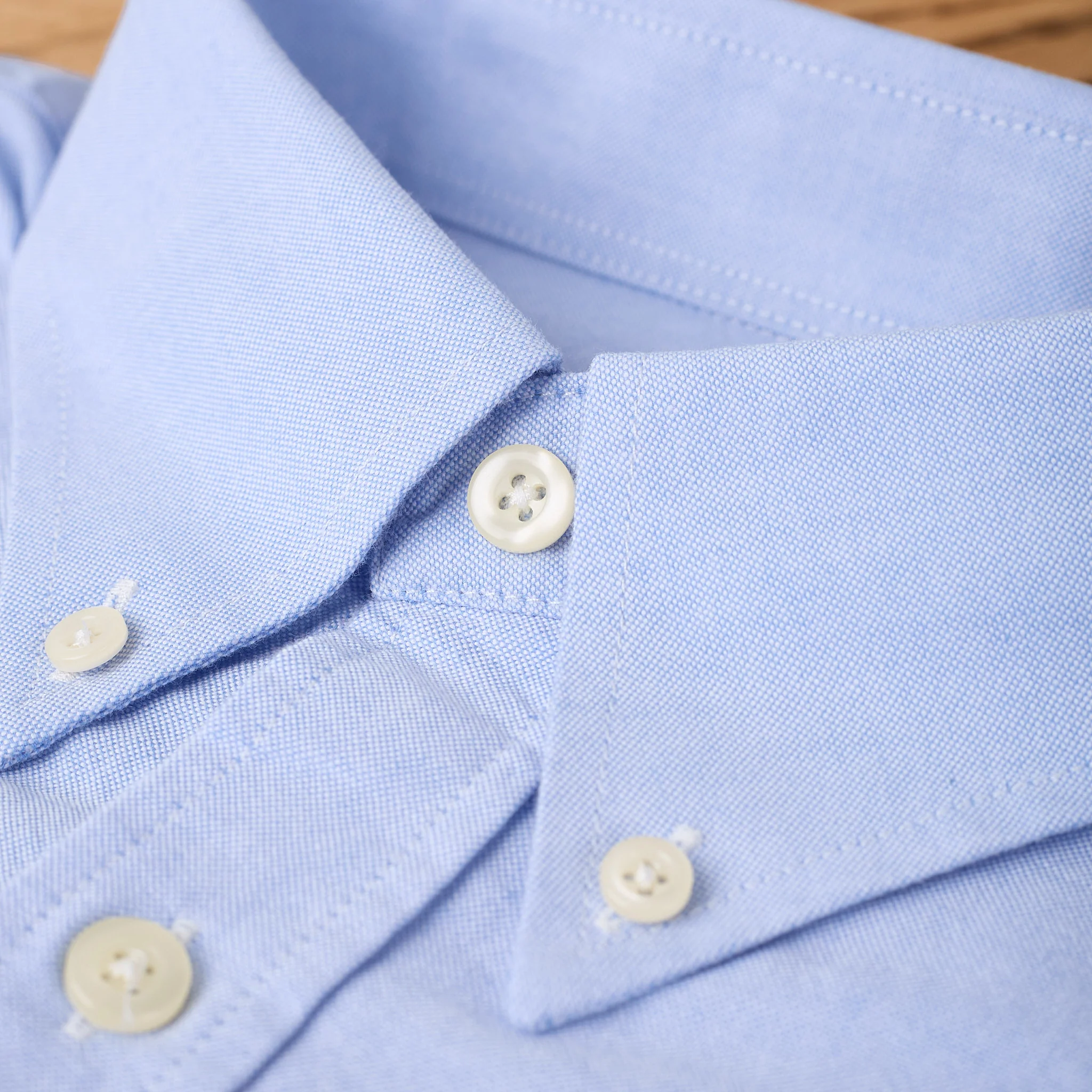 boogie holiday | 12 oxford button down shirt - blue - Image 4