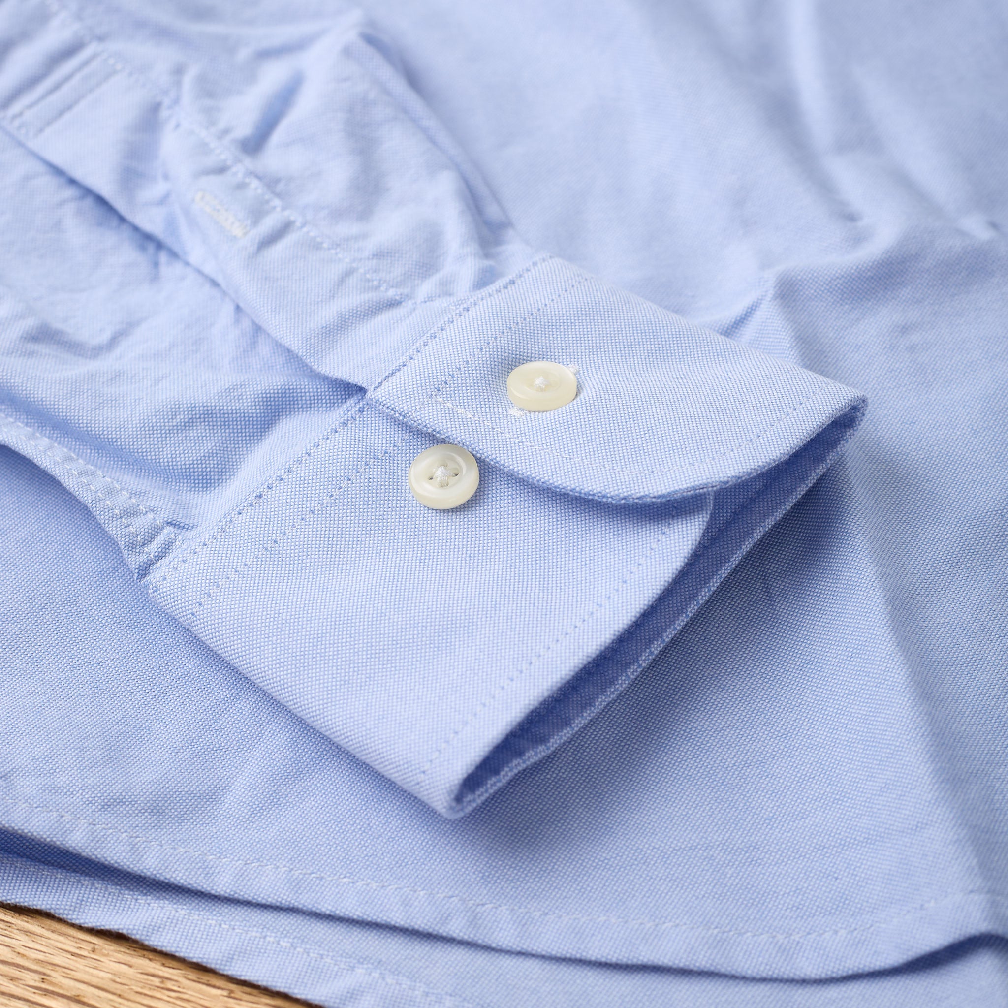 boogie holiday | 12 oxford button down shirt - blue - Image 5