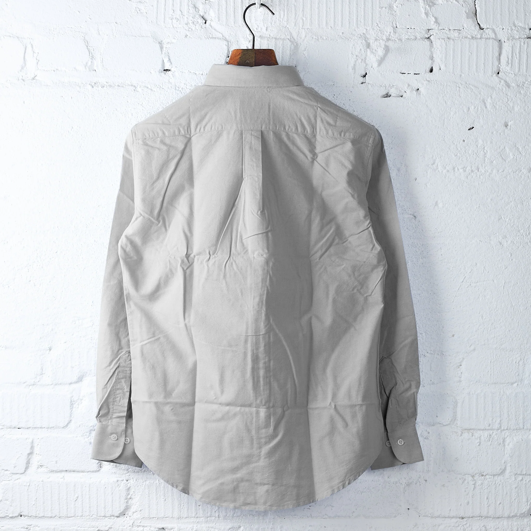 boogie holiday | 12 oxford button down shirt - blue grey - Image 3