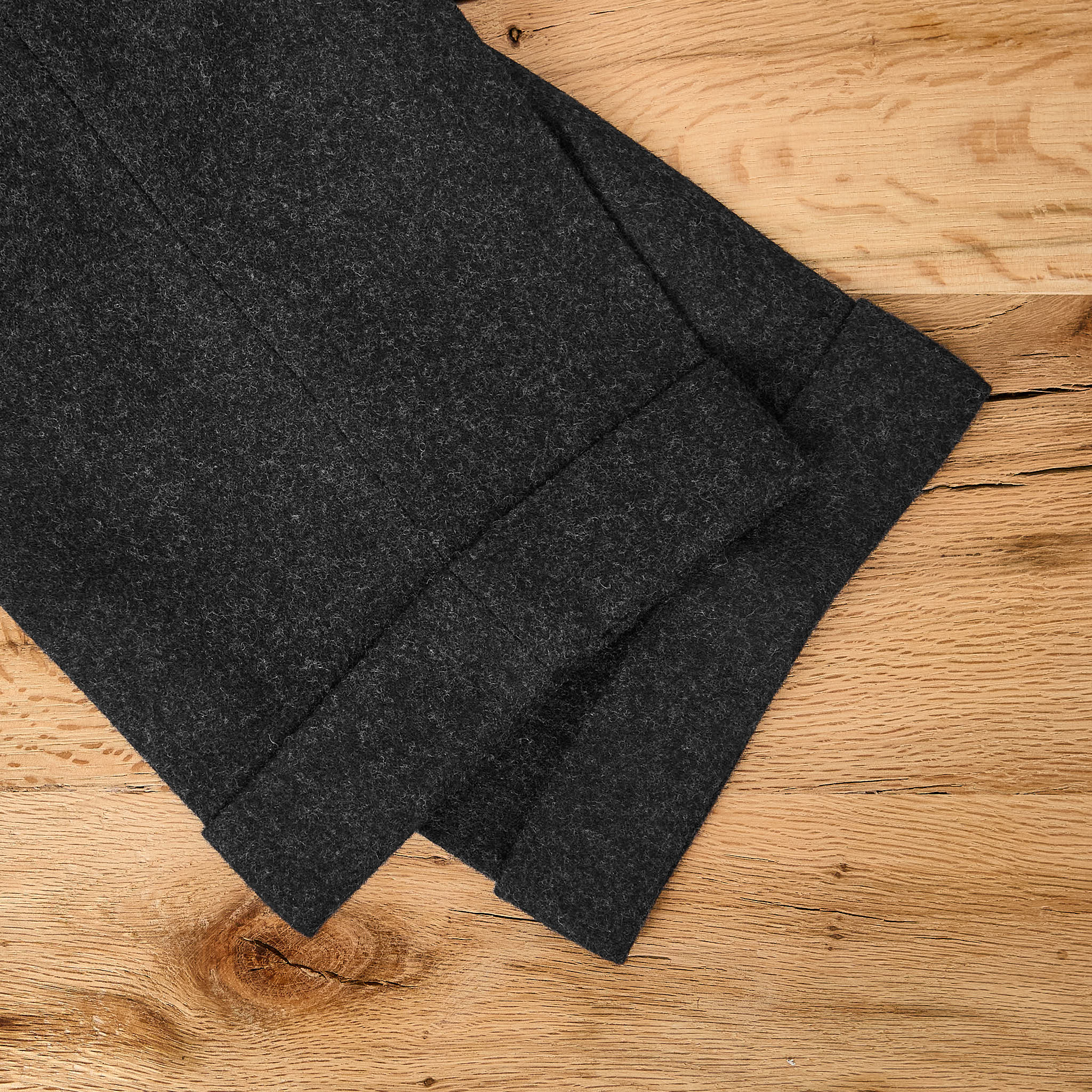 boogie holiday | 12 wool flannel trousers - charcoal - Image 7