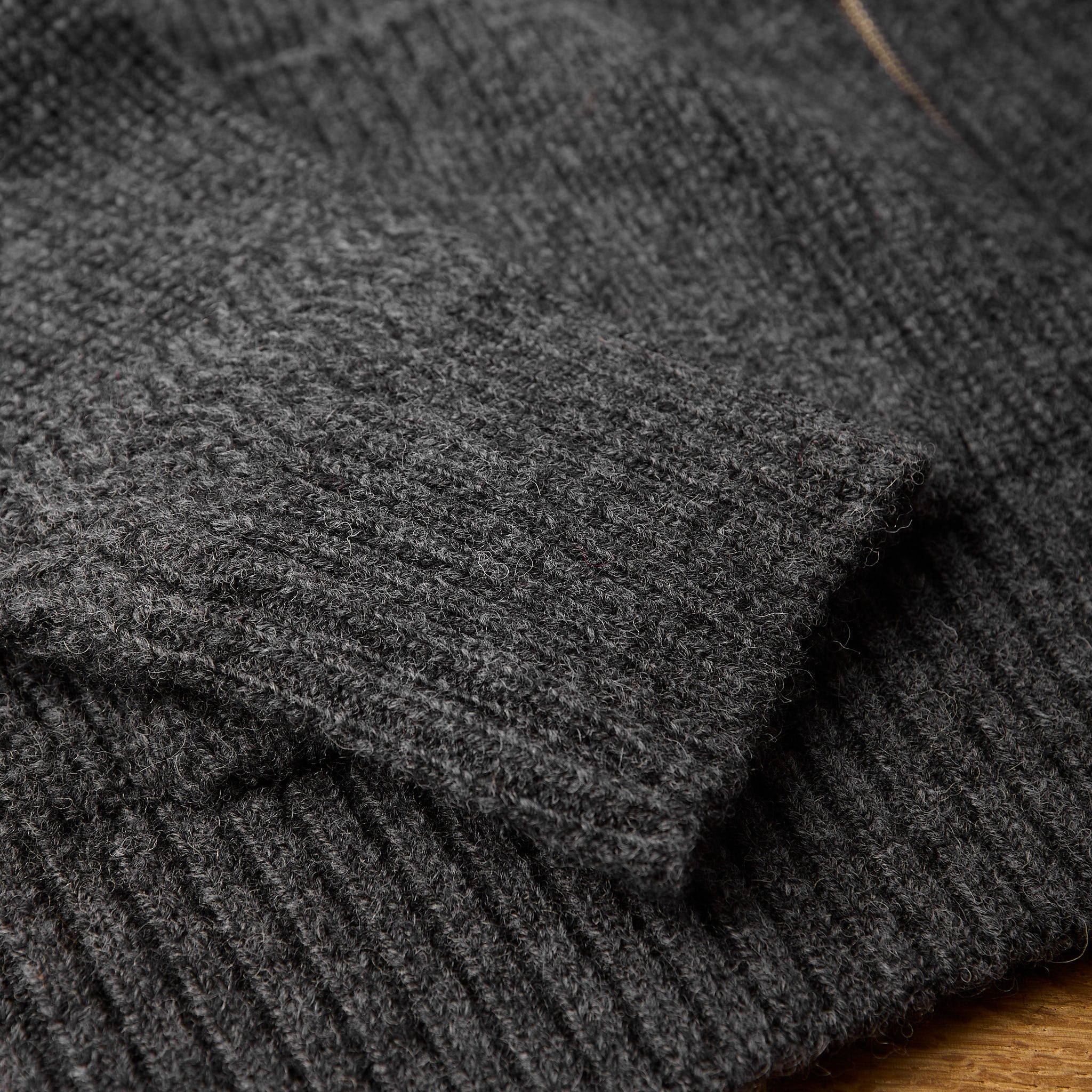 boogie holiday | 12 wool zip cardigan (grey) - Image 5