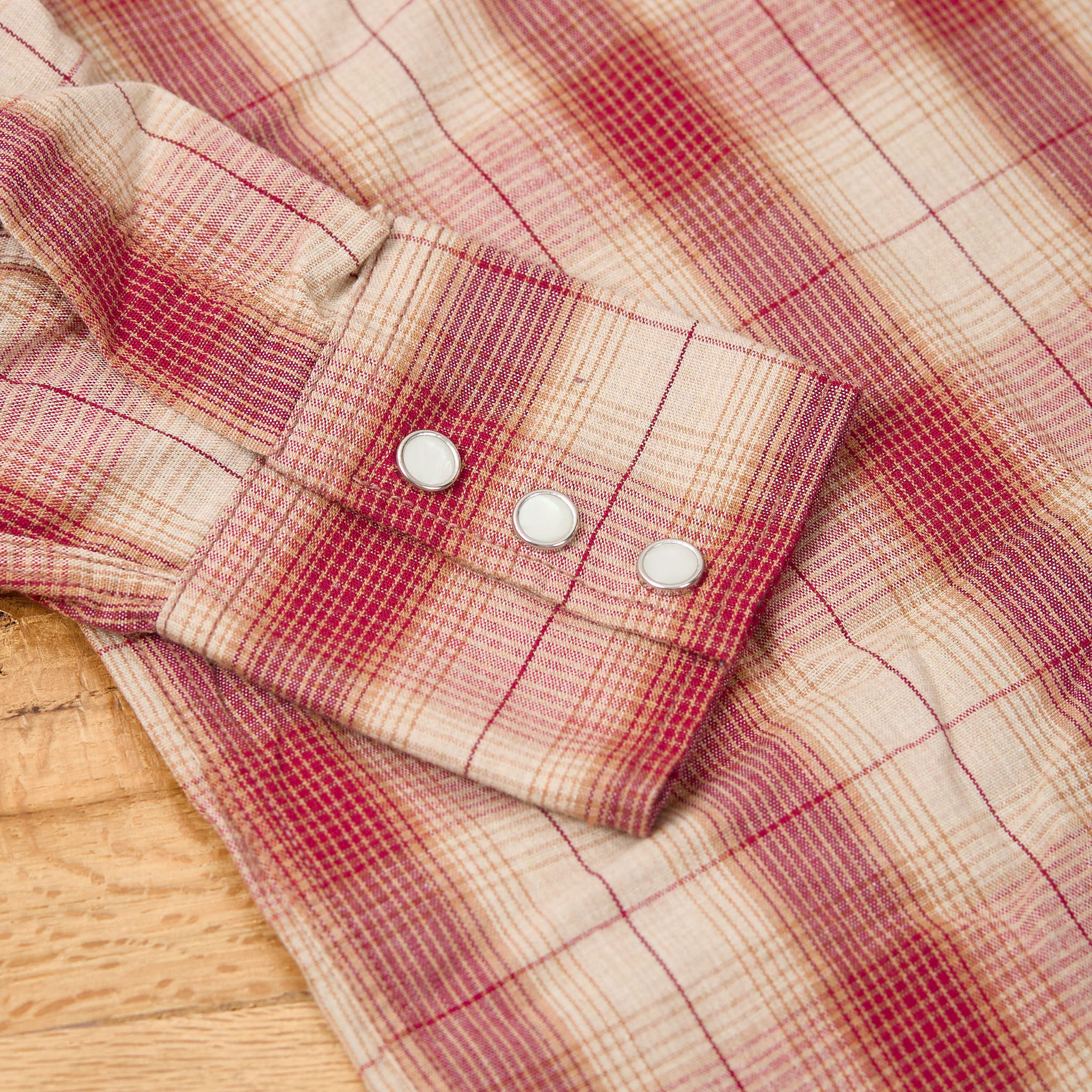 boogie holiday | 13 checked western shirt - red - Image 5