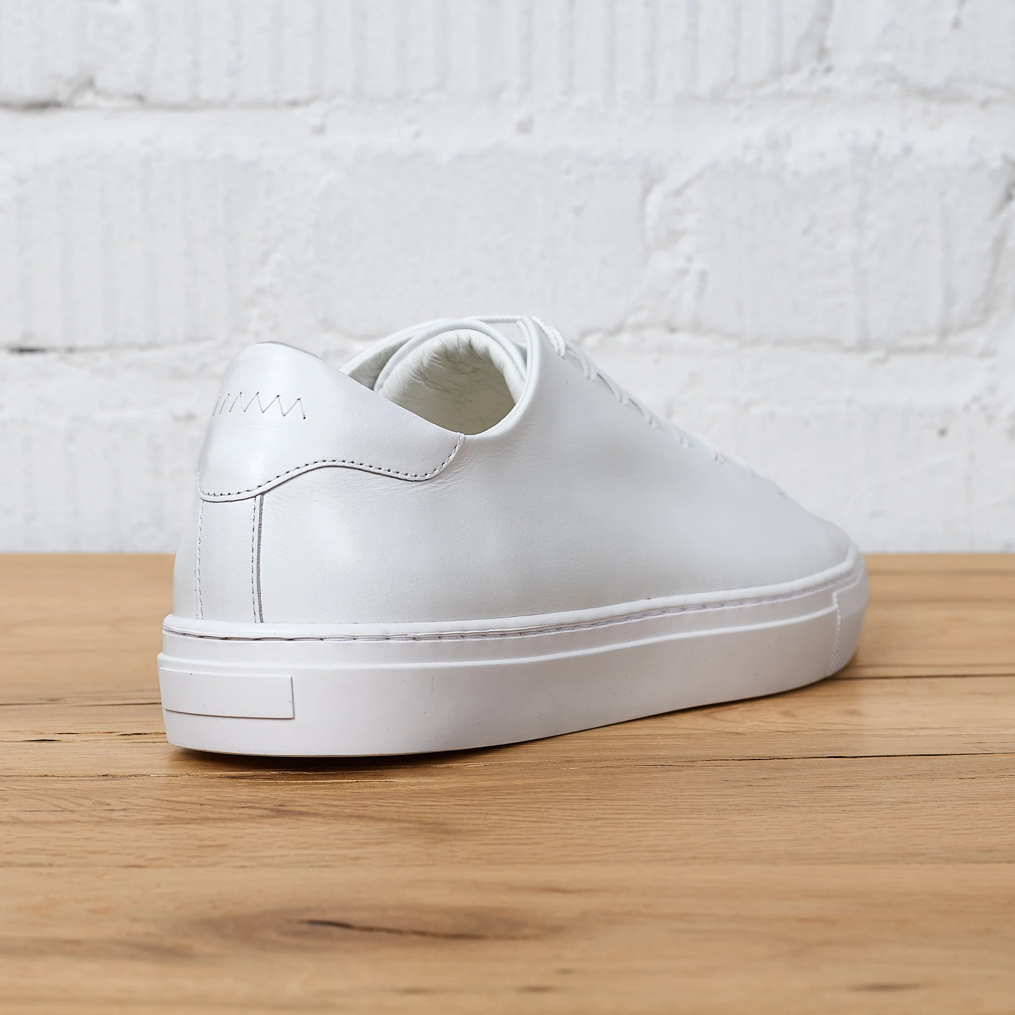 brightway | leather sneakers men br5001 - white - Image 4