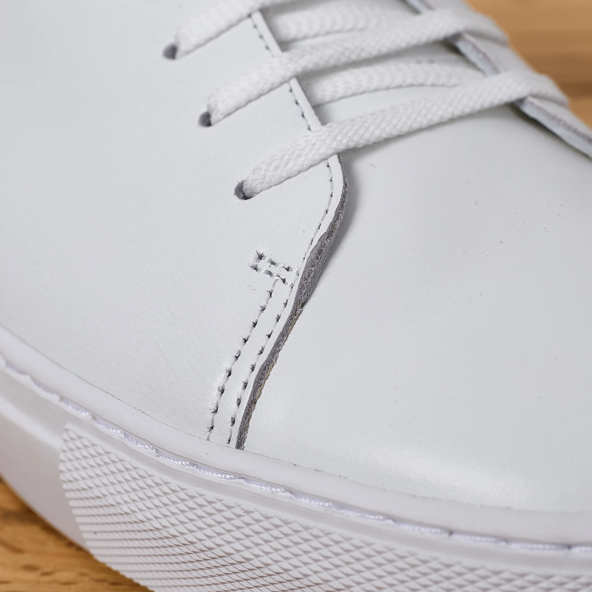 brightway | leather sneakers men br5001 - white - Image 5