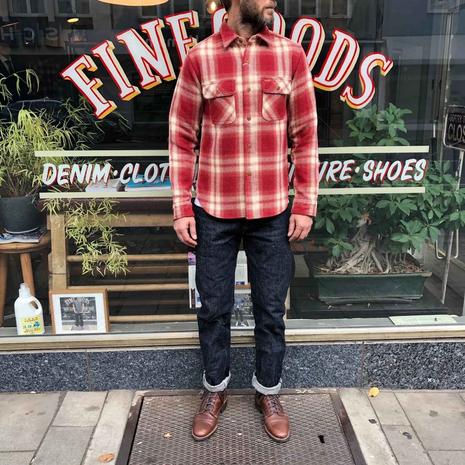 burgus plus | 955-xx natural indigo selvedge jeans 1955 model - Image 3