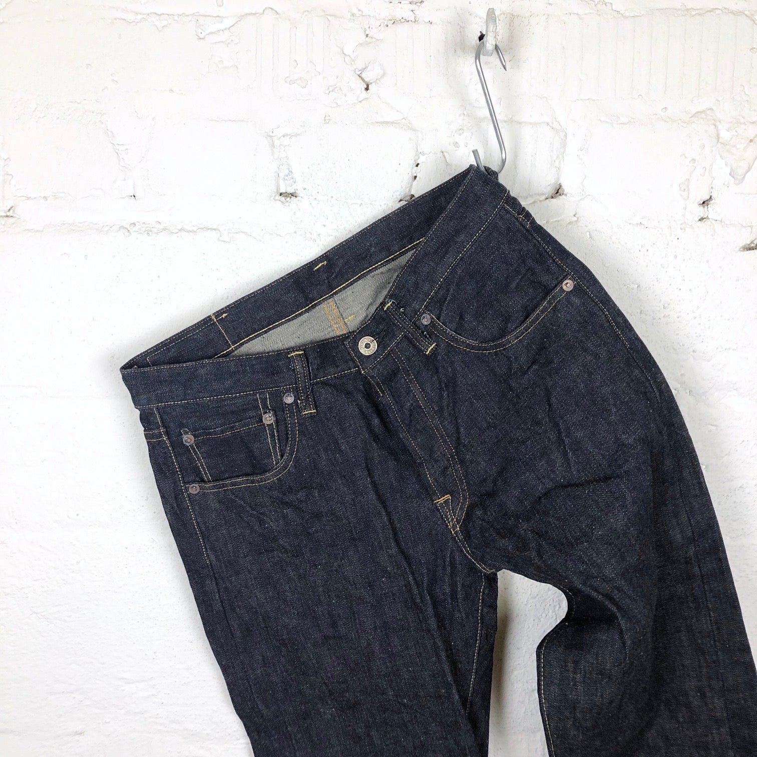 burgus plus | 955-xx natural indigo selvedge jeans 1955 model - Image 5