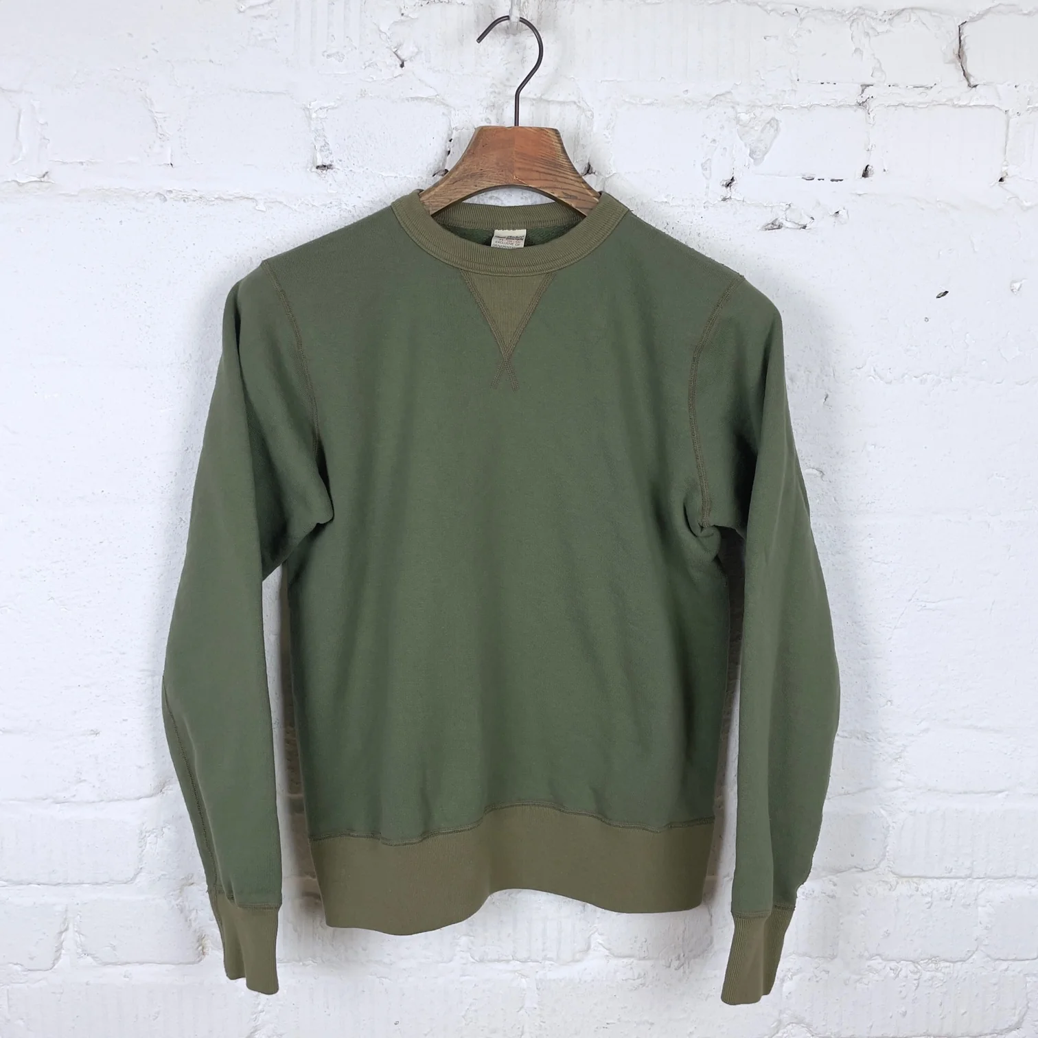 buzz rickson's | 13oz plain sweatshirt - olive