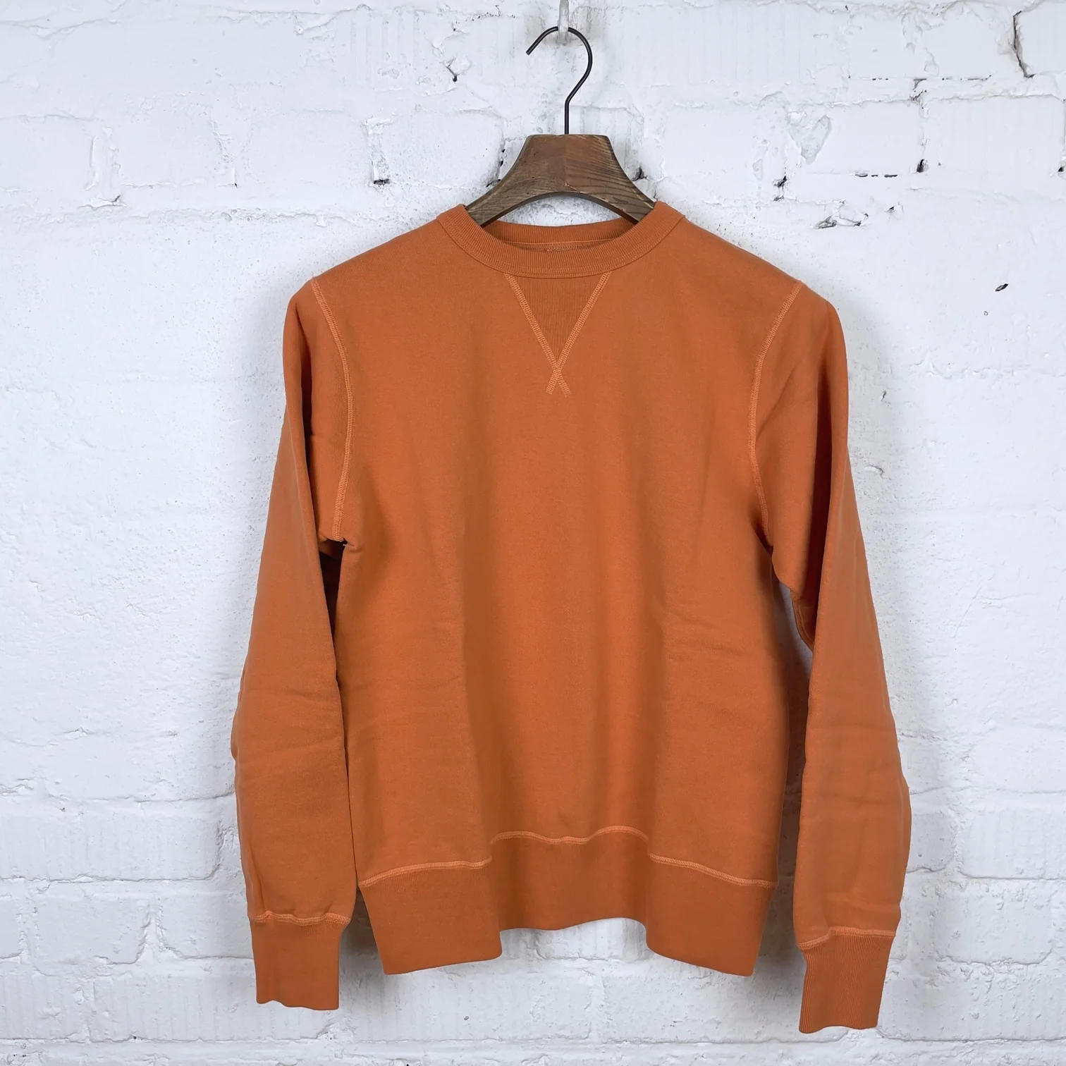 buzz rickson's | 13oz plain sweatshirt - orange