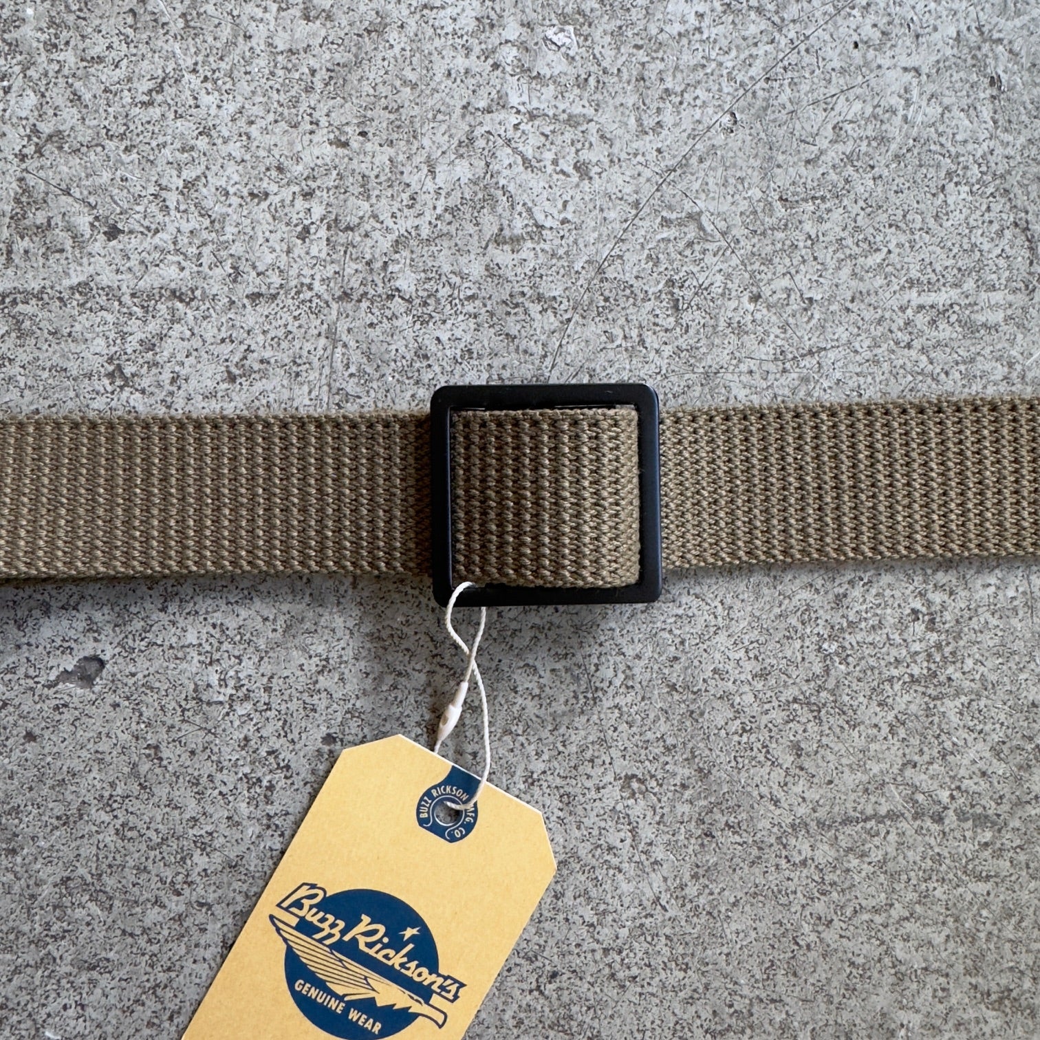 buzz rickson's | br02719 belt, web, waist, em m-1937 - Image 2
