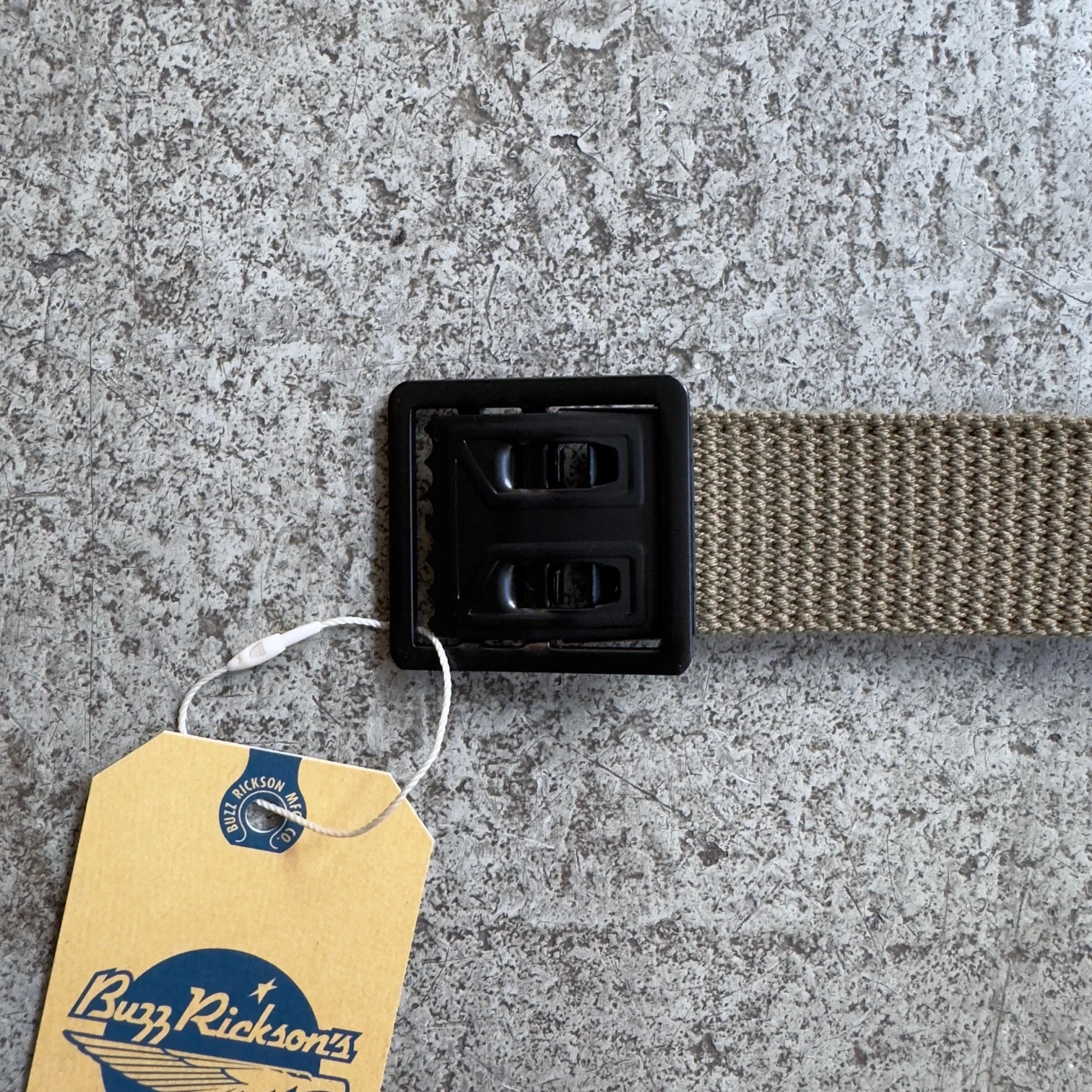 buzz rickson's | br02719 belt, web, waist, em m-1937 - Image 3