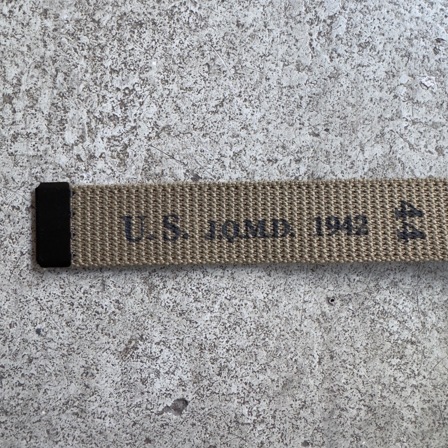 buzz rickson's | br02719 belt, web, waist, em m-1937 - Image 4