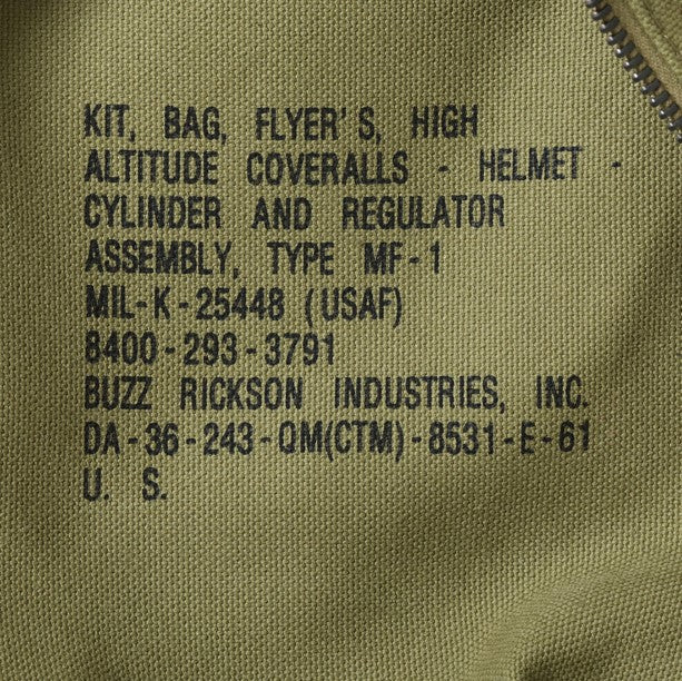 buzz rickson's | br02816 type mf-1 kit bag - Image 5