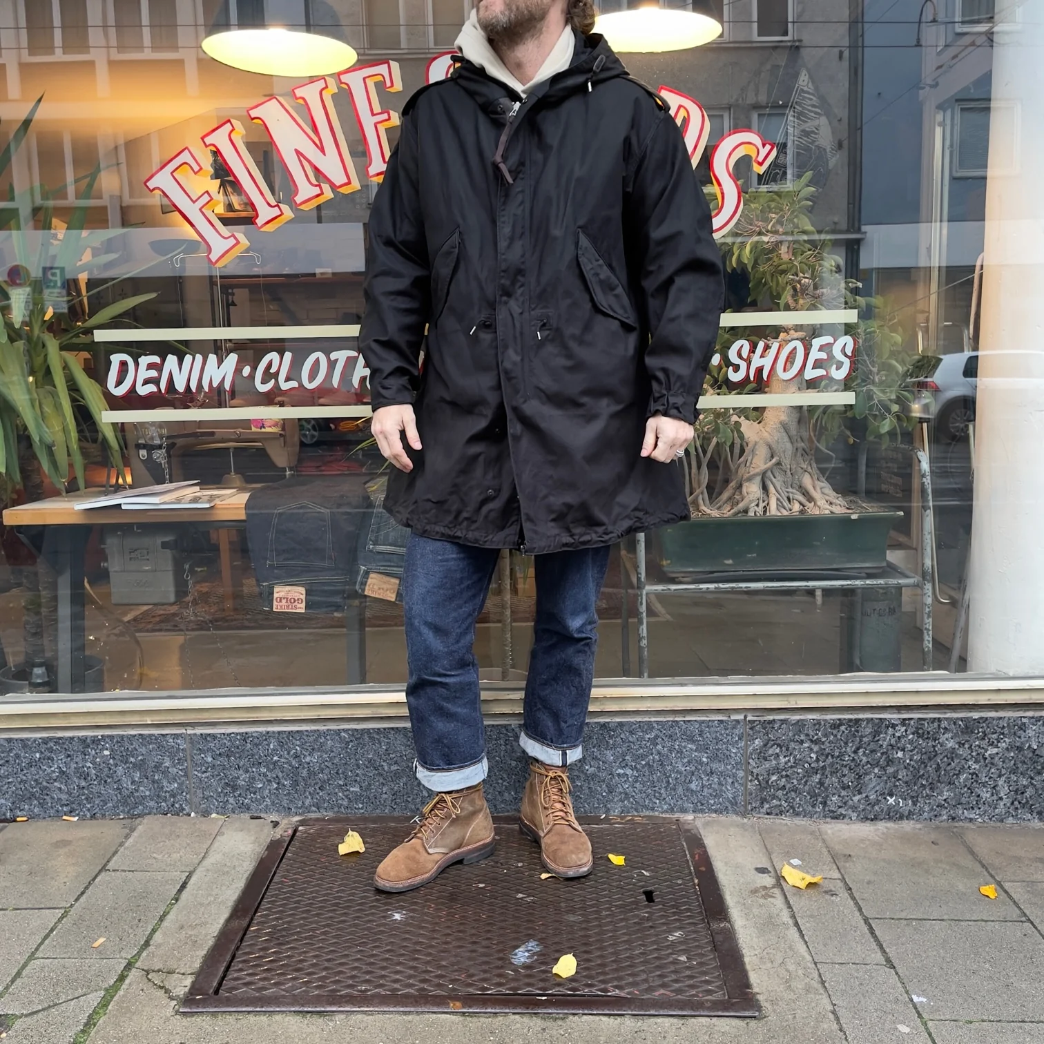 buzz rickson's | br14969 william gibson black m-51 parka - Image 2