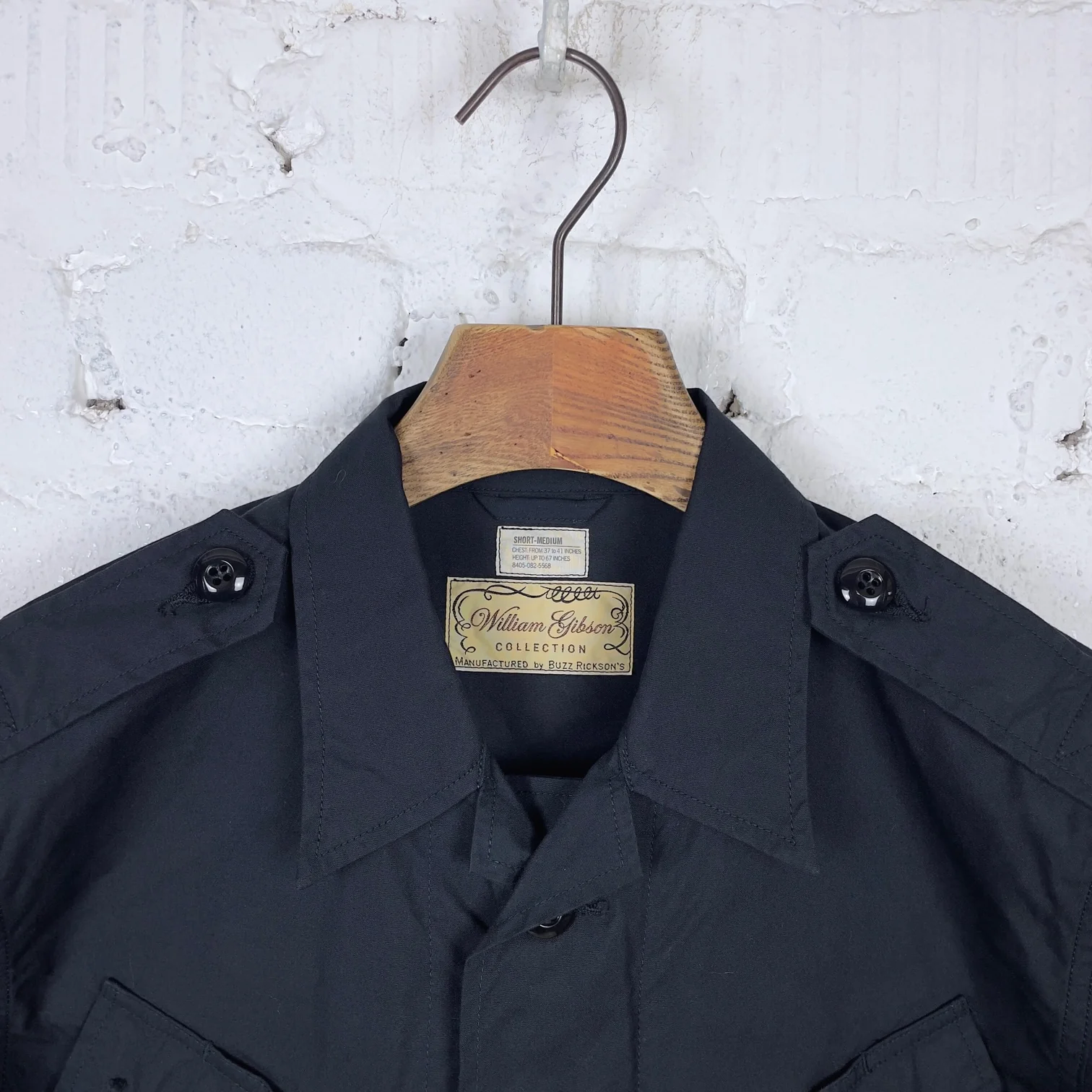 buzz rickson's | br14975 william gibson type black combat tropical - Image 3