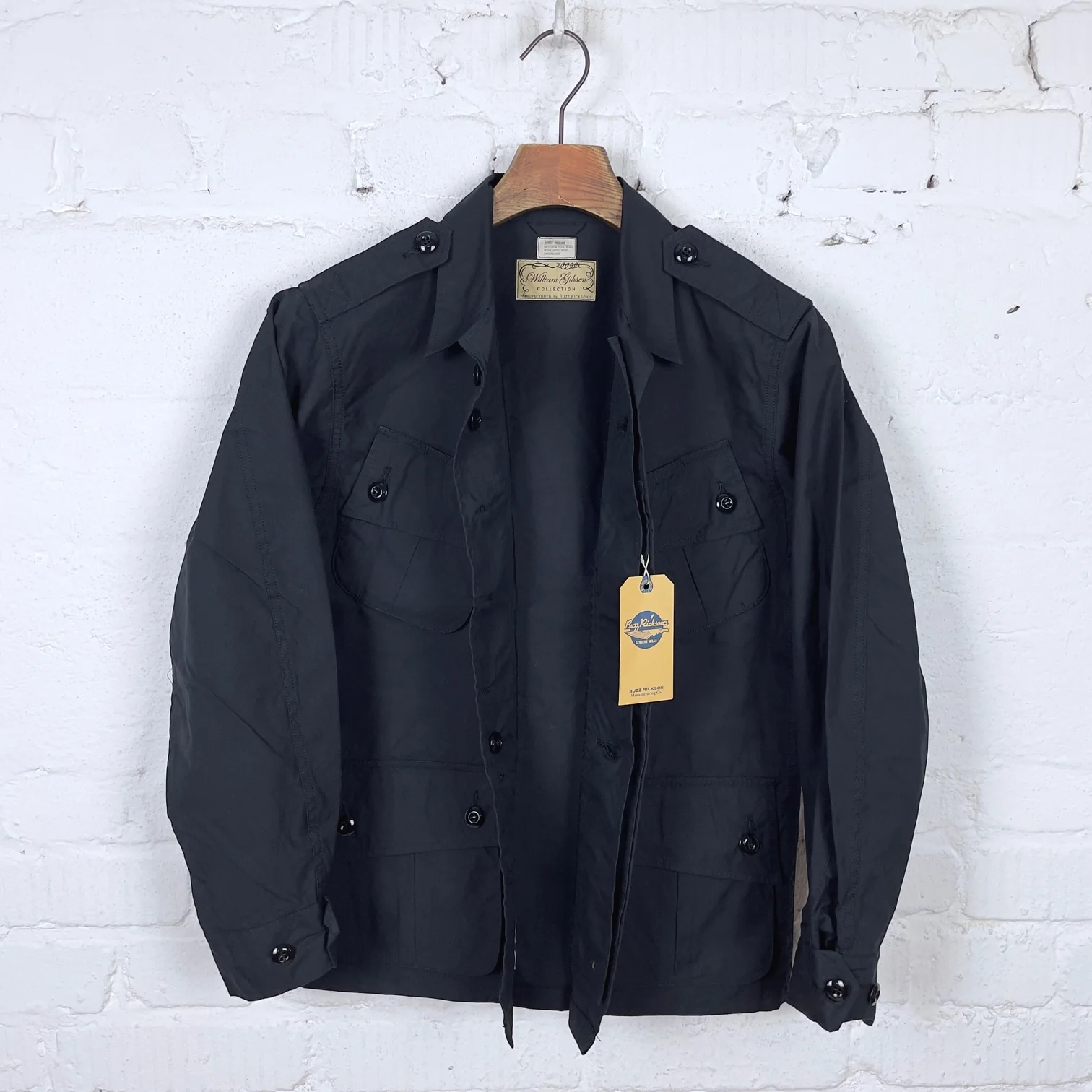 buzz rickson's | br14975 william gibson type black combat tropical - Image 4